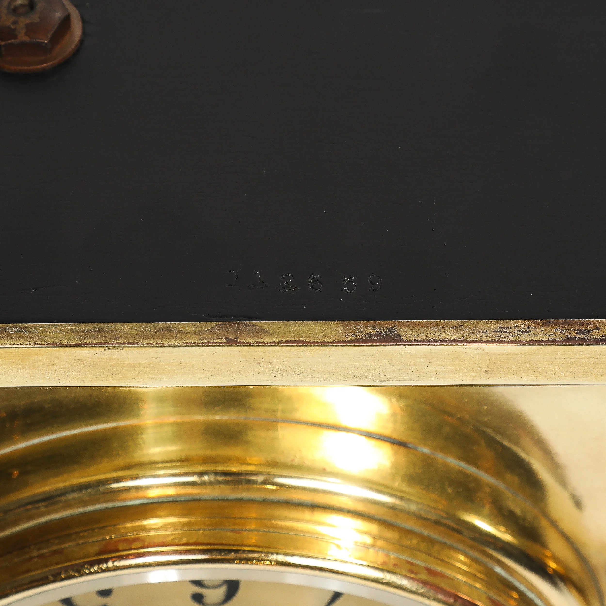 Art Deco Sculptural Polished Brass Clock by Chelsea Clock Co. For Tiffany - High Style Deco 15.jpg