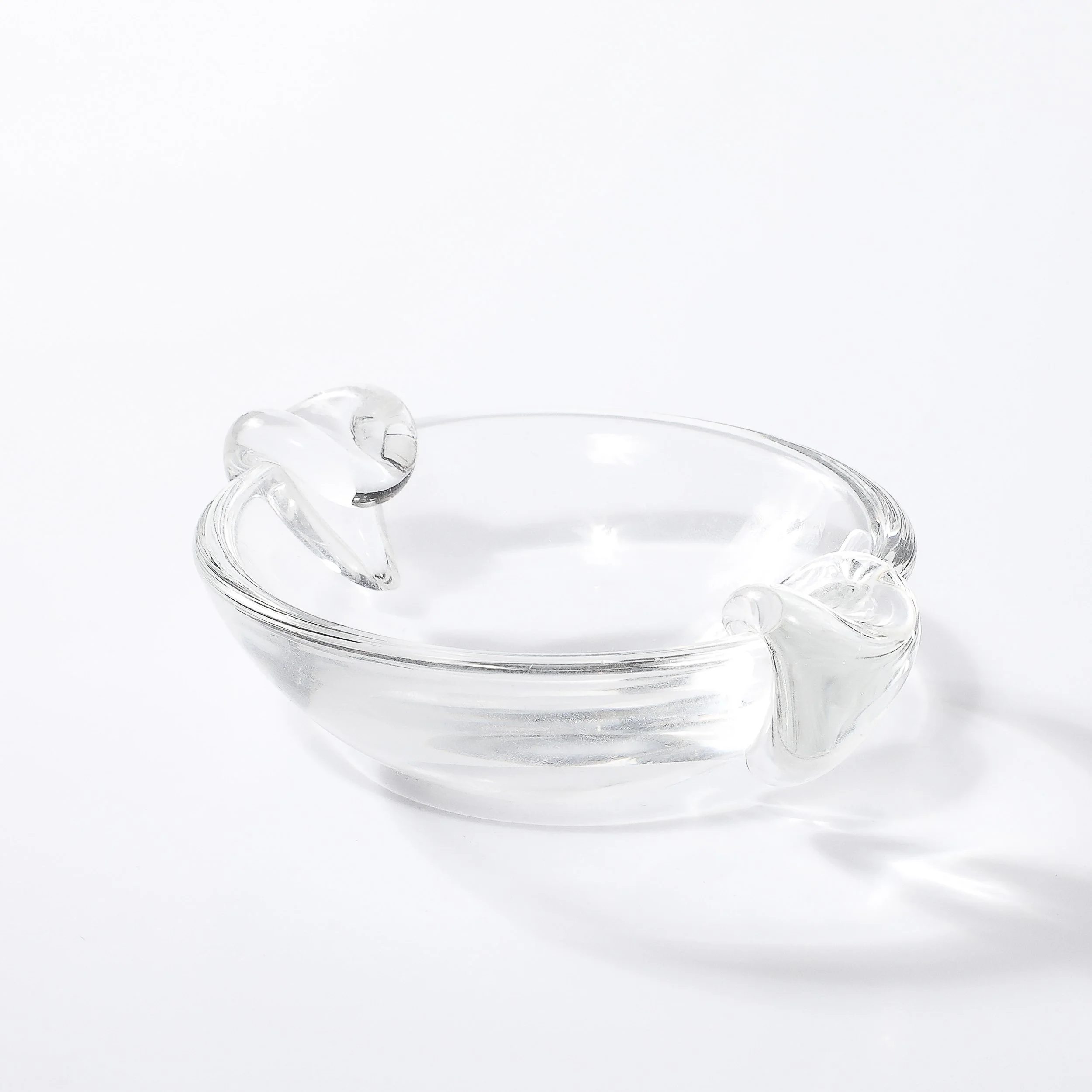 Mid-Century Modernist Crystal Dish signed Steuben - High Style Deco 12.jpg