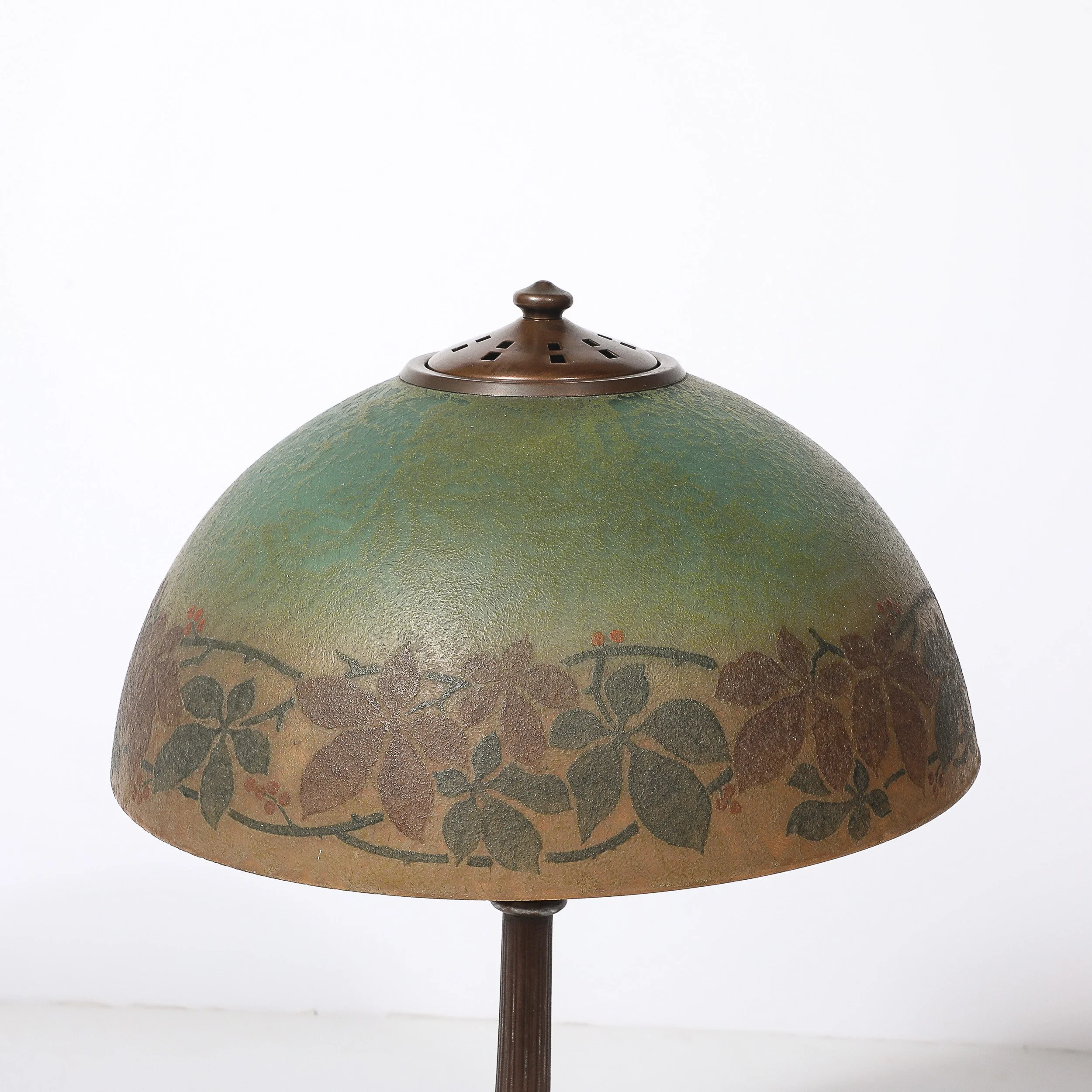 Acid Etched Table Lamp with Oil Rubbed Bronze Base signed Handel - High Style Deco 8.jpg