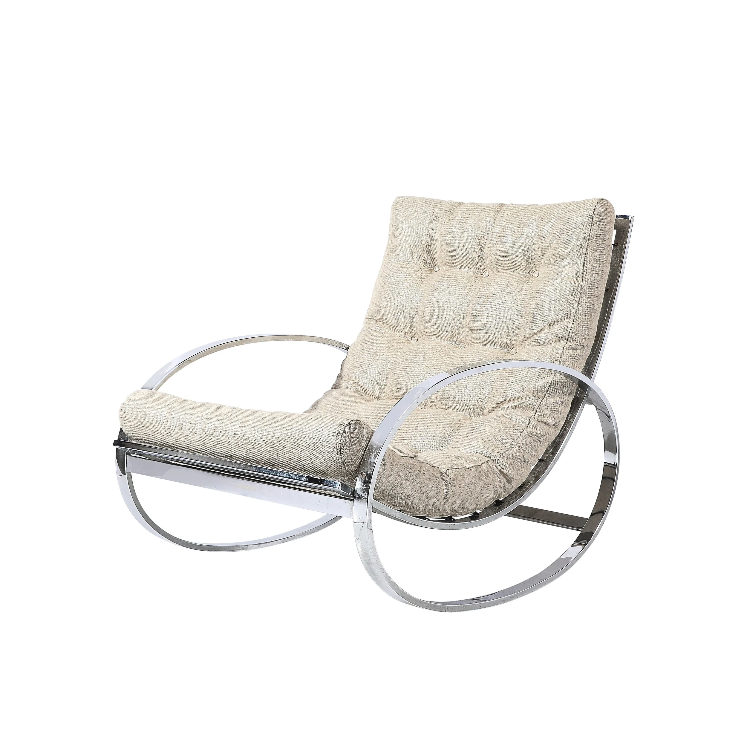 Mid-Century Chrome Rocking Lounge Chairs w: Button Detailing by Milo Baughman - High Style Deco 3.jpg