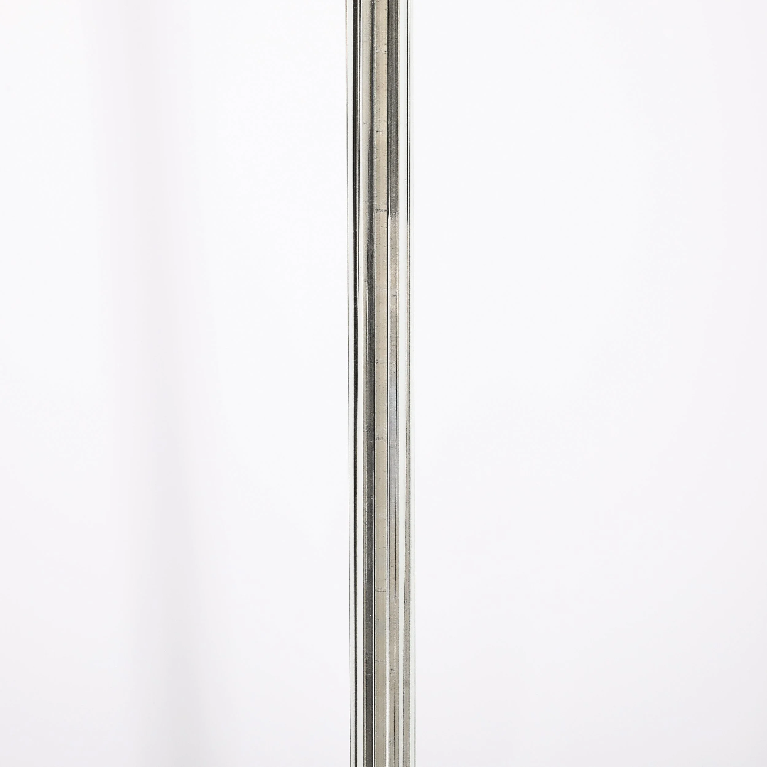 Pair of Art Deco Machine Age Chrome and Glass Rod Torchieres - High Style Deco 13.jpg