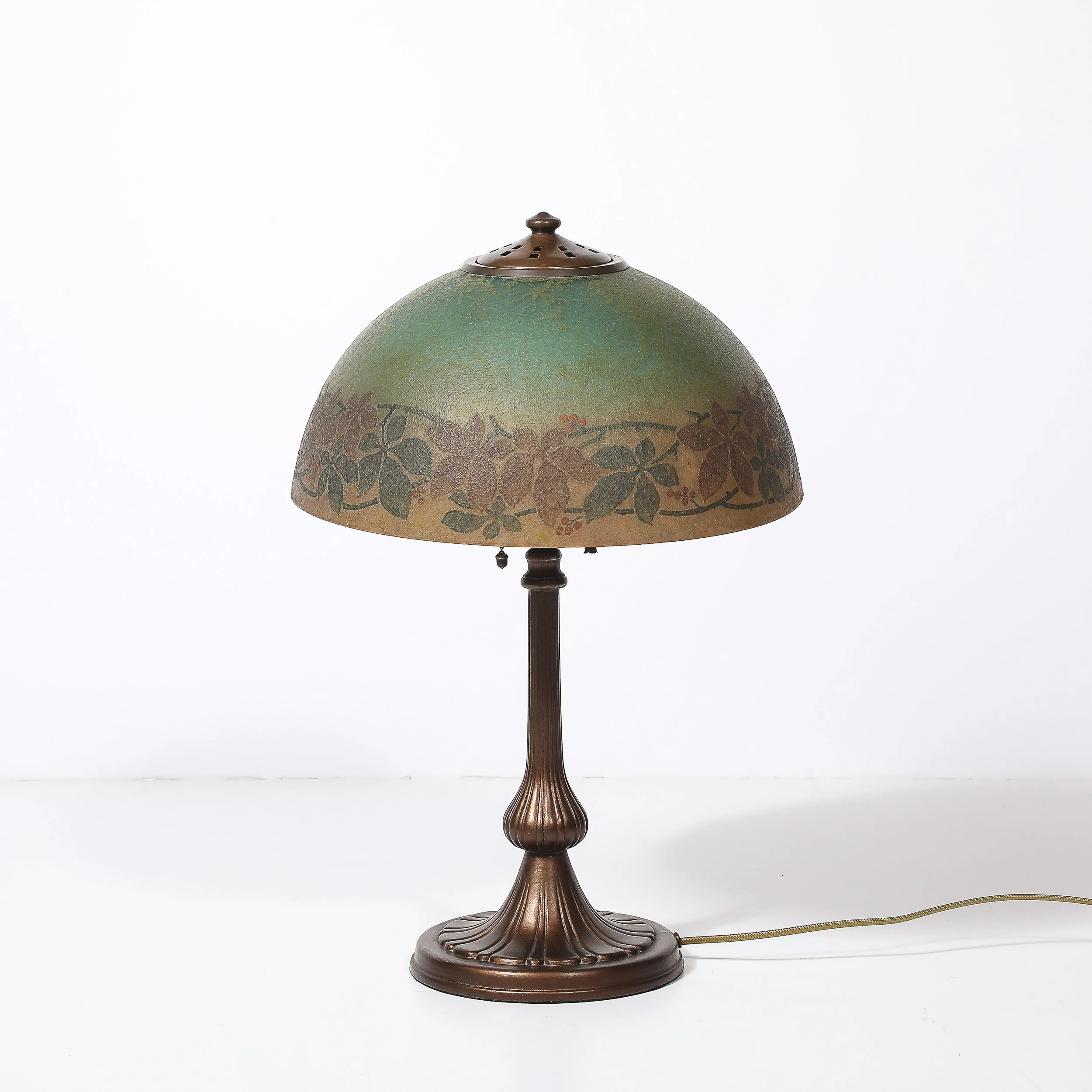 Acid Etched Table Lamp with Oil Rubbed Bronze Base signed Handel - High Style Deco 5.jpg