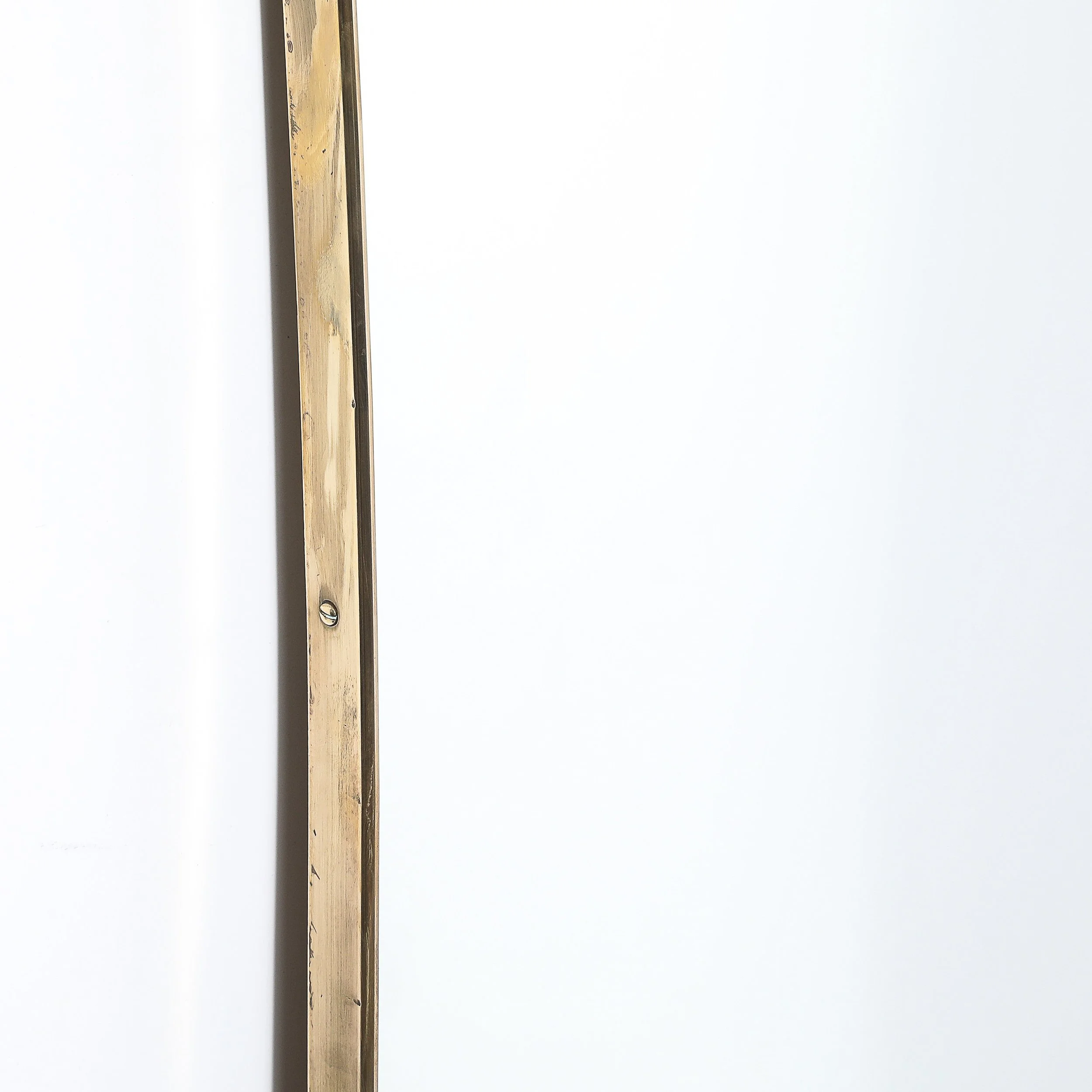 Pair of Mid-Century Modernist Curvilinear Hourglass Form Brass Wrapped Mirrors - High Style Deco 4.jpg