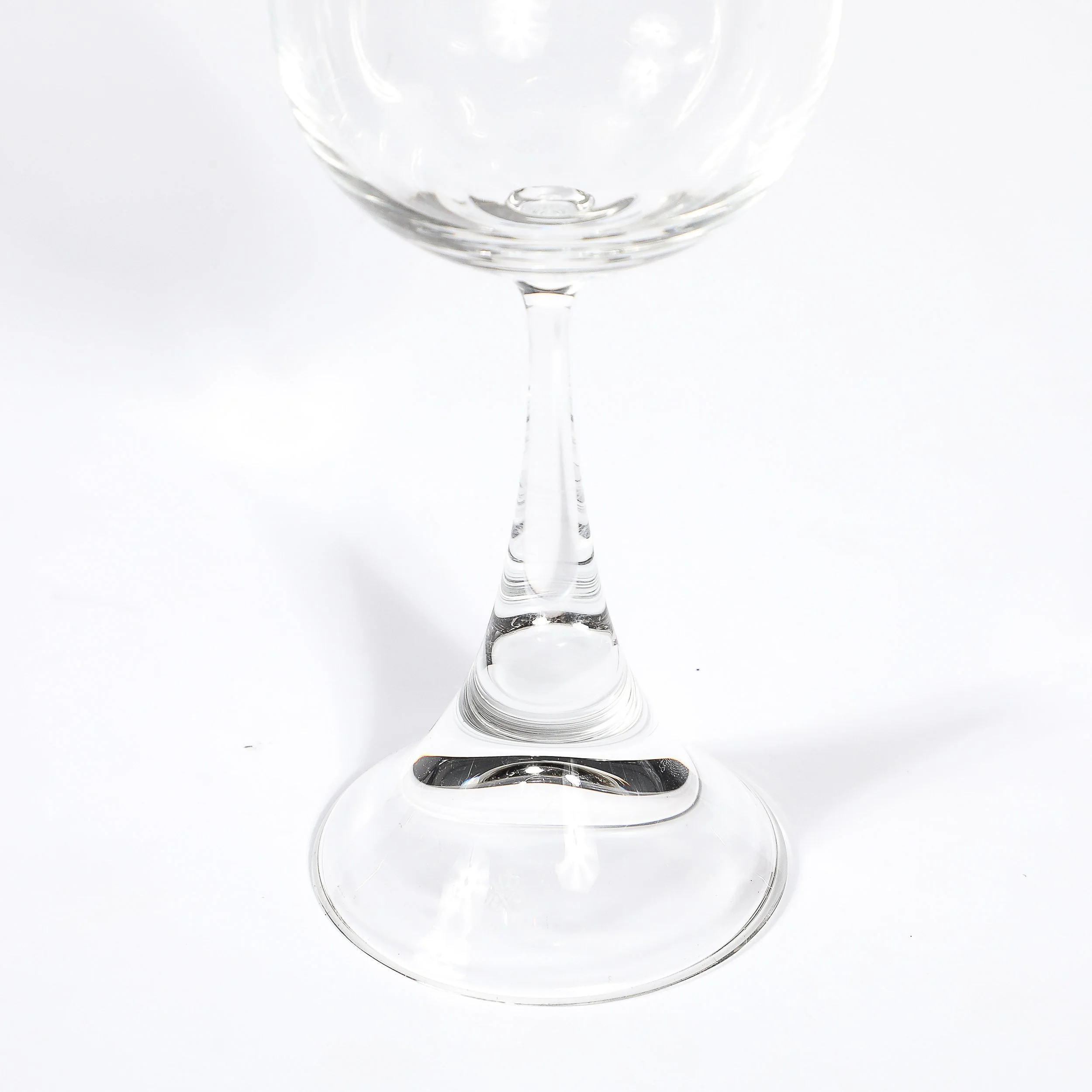Set of 12 Mid-Century Modernist Clarion Wine Glasses signed Rosenthal - High Style Deco 9.jpg