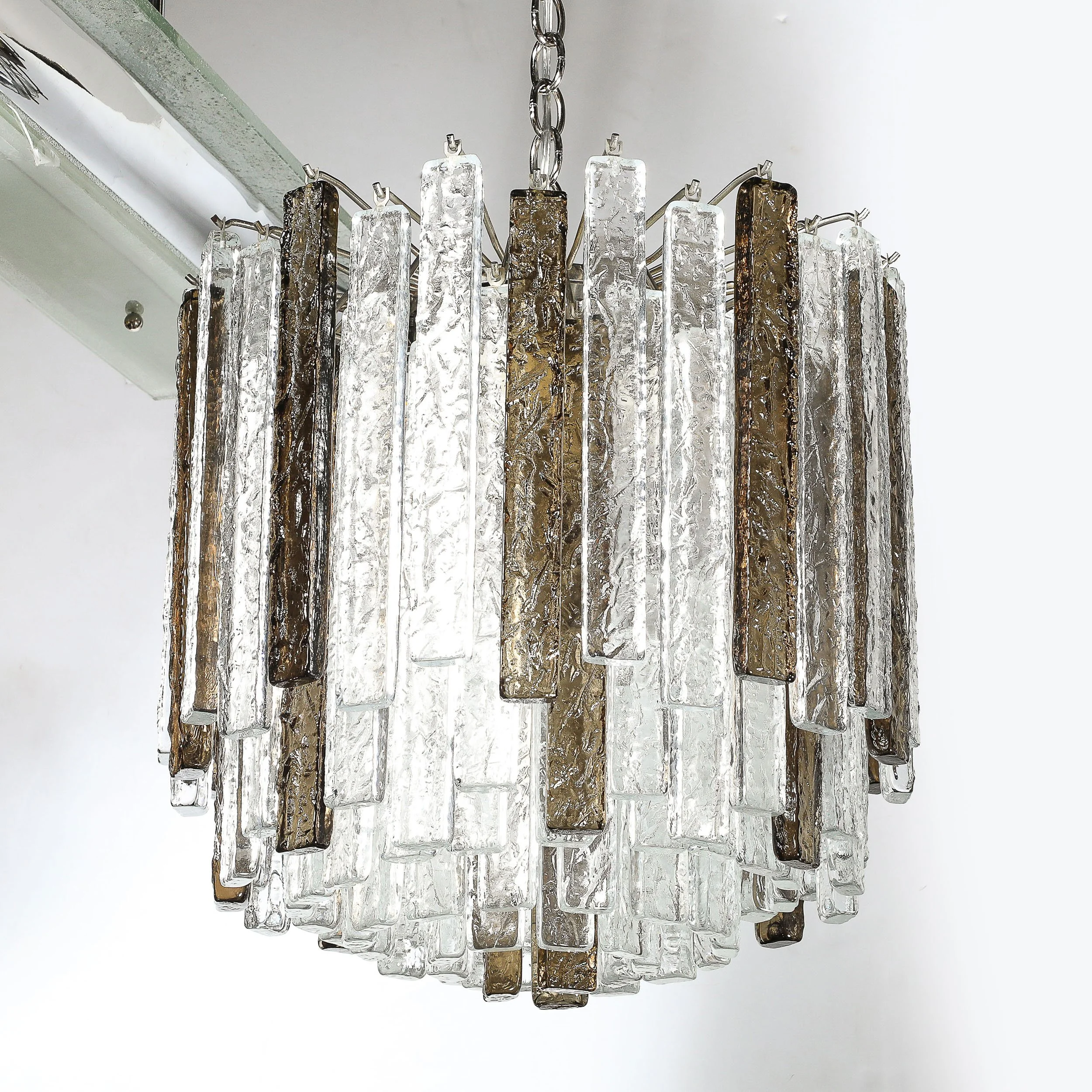 Pair of Mid-Century Modernist Hand-Blown Mottled Murano Glass Pendants by Venini - High Style Deco 19.jpg