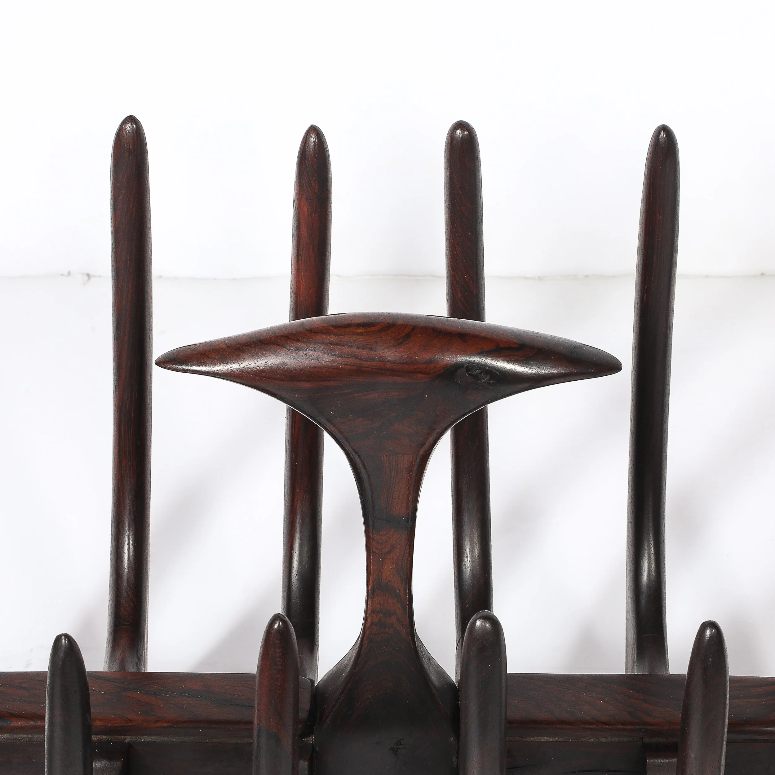 Mid-Century Modernist Sculptural Osseous Form Magazine Stand in Rosewood - High Style Deco 10.jpg