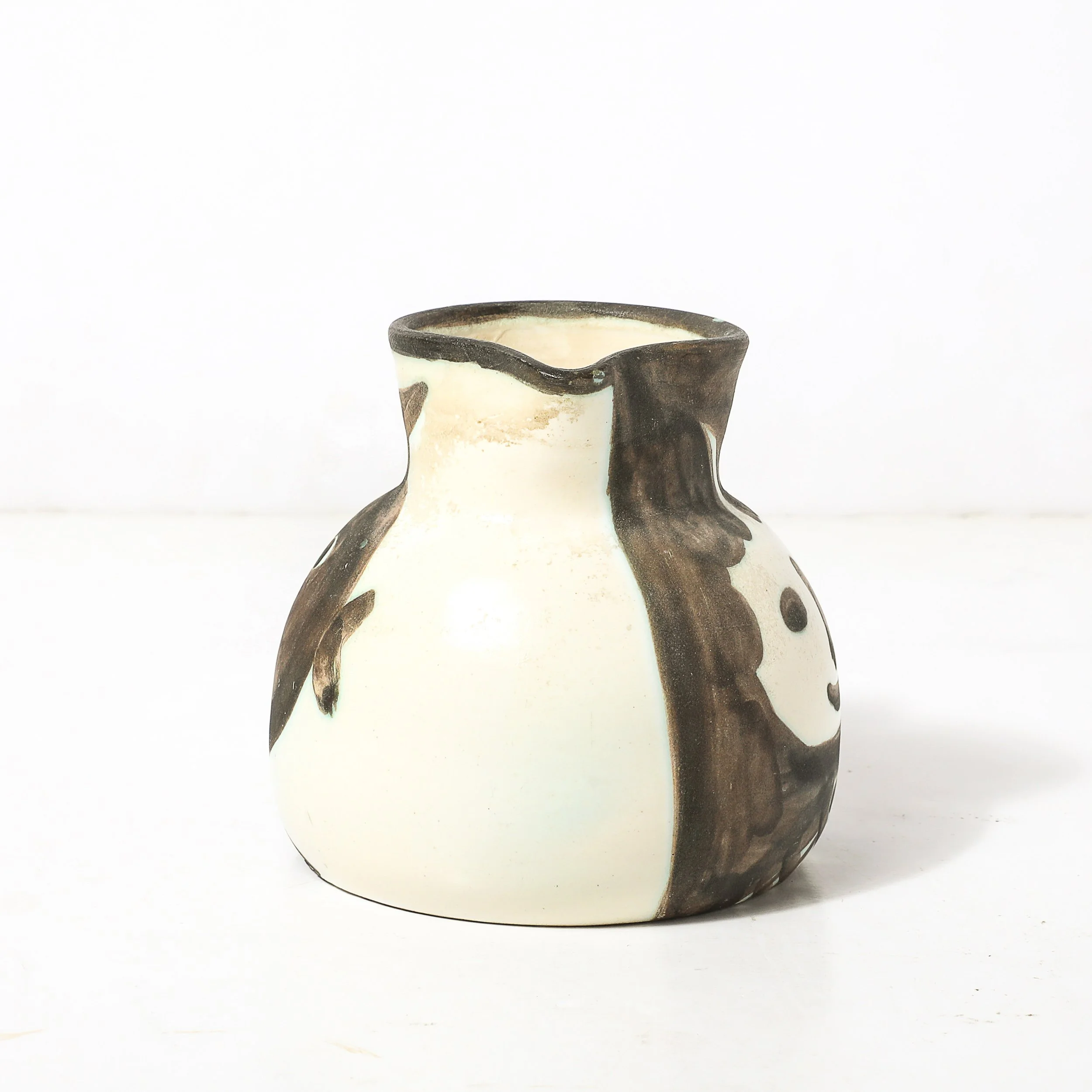 Madoura Pottery Glazed Earthenware Têtes Pitcher signed Pablo Picasso - High Style Deco 3.jpg