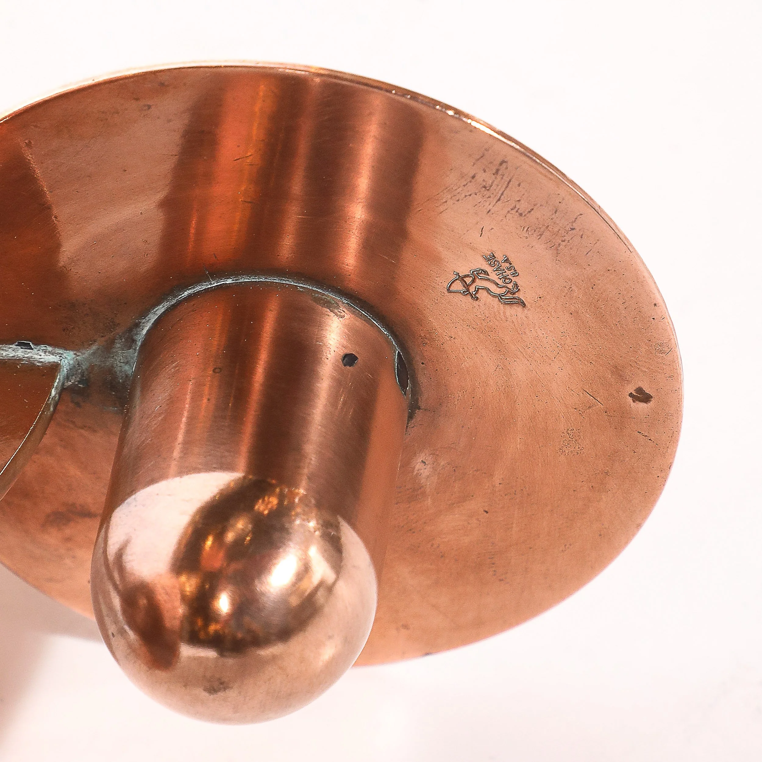Pair of Art Deco Copper Candlestick Holders by Walter von Nessen signed Chase - High Style Deco 15.jpg