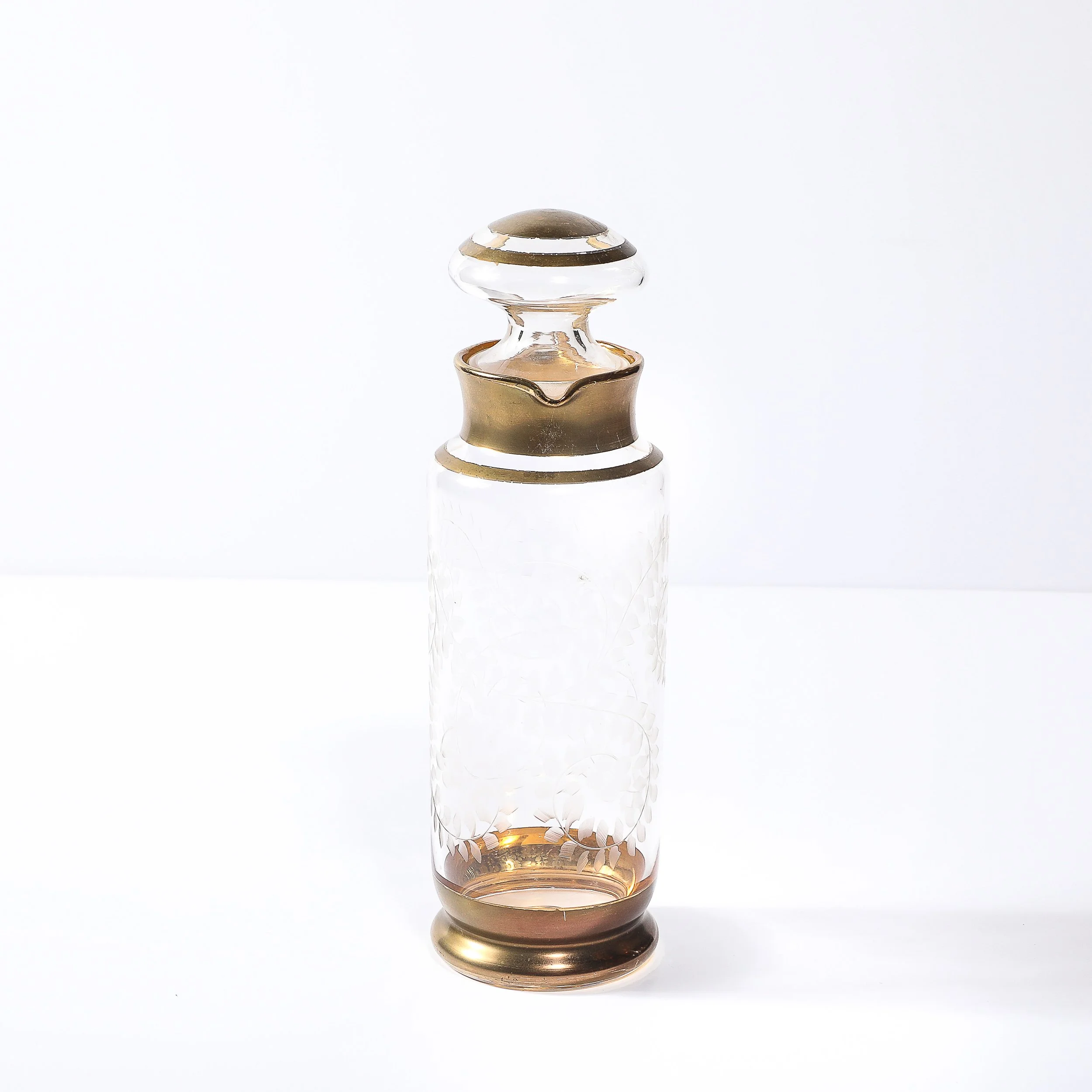 Art Deco Decanter Set with Six Glasses in Gilt Detailing and Etched Glass - High Style Deco 16.jpg