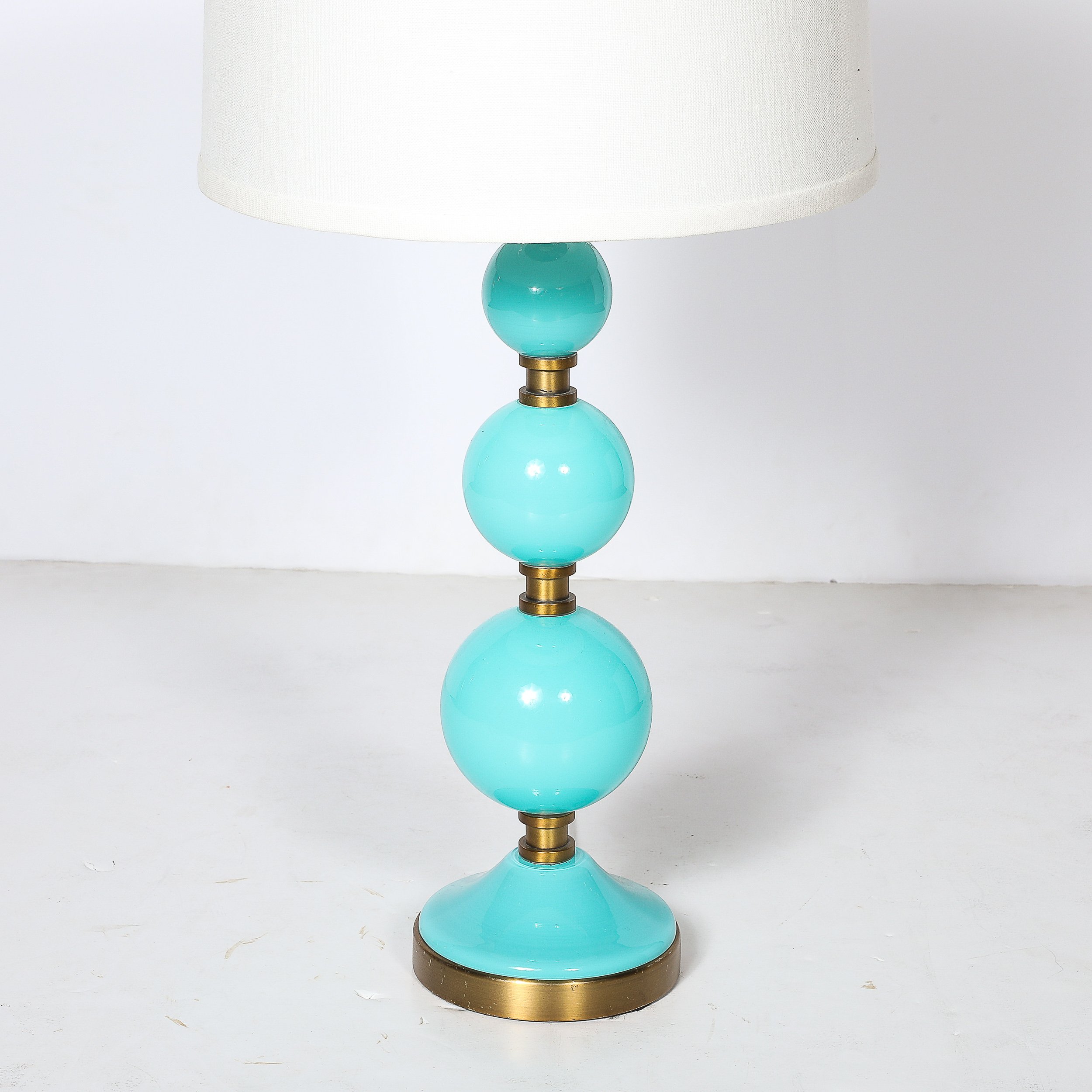 Mid-Century Modernist Hand-Blown Murano Glass Ball Table Lamp in Robins Egg Blue - High Style Deco 2.jpg