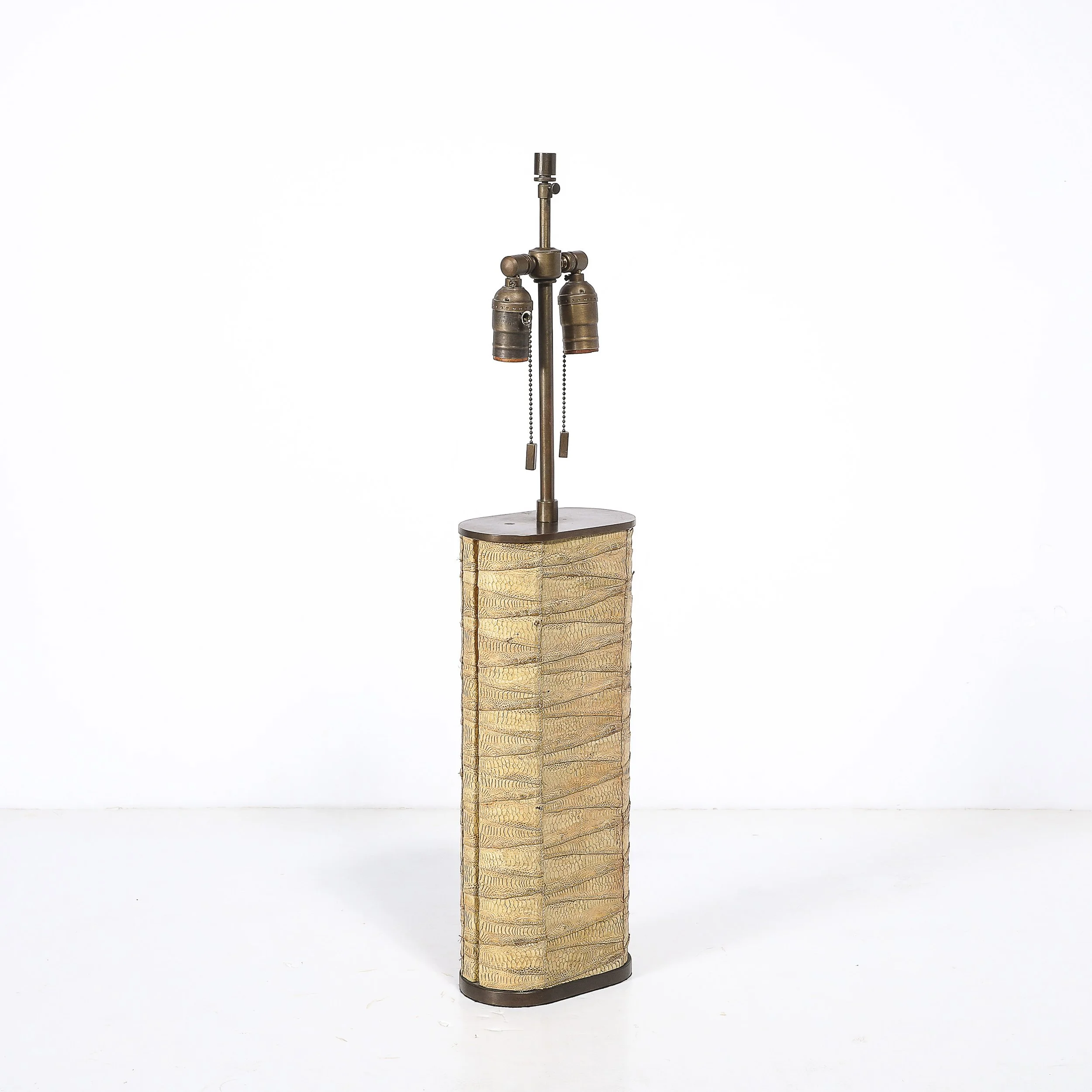 Pair of Mid-Century Tessellated Lizard & Bronze Table Lamps by Karl Springer - High Style Deco 11.jpg