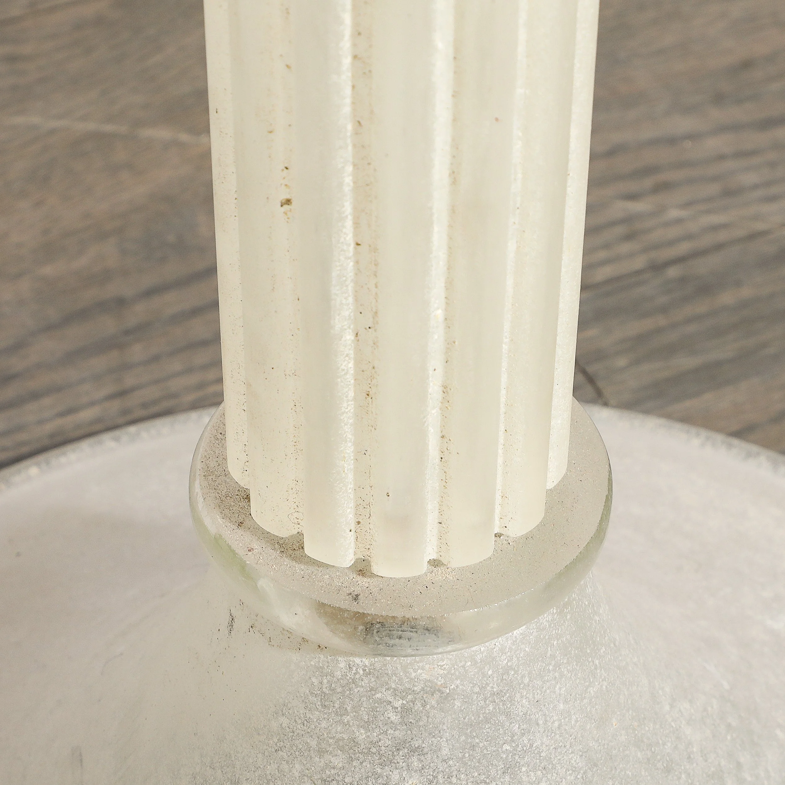 Documented Mid-Century Modern Hand-Blown Scavo Glass Torchiere by Karl Springer - High Style Deco 7.jpg