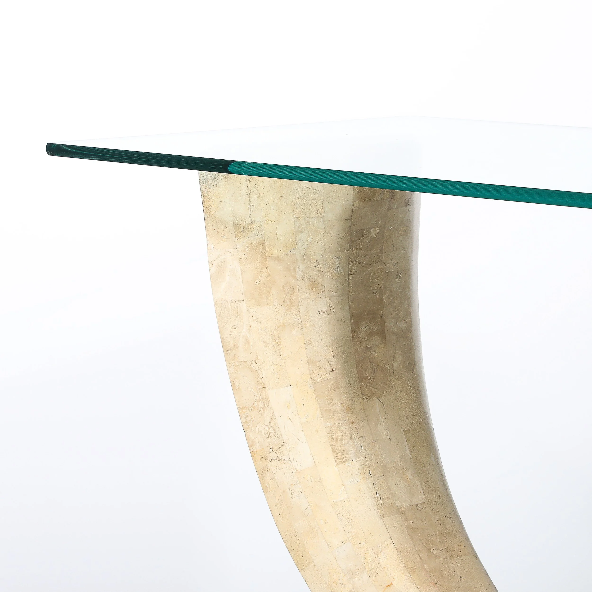 Mid-Century Tessellated Stone Console Table W: Brass Inlays by Maitland Smith - High Style Deco 5.jpg