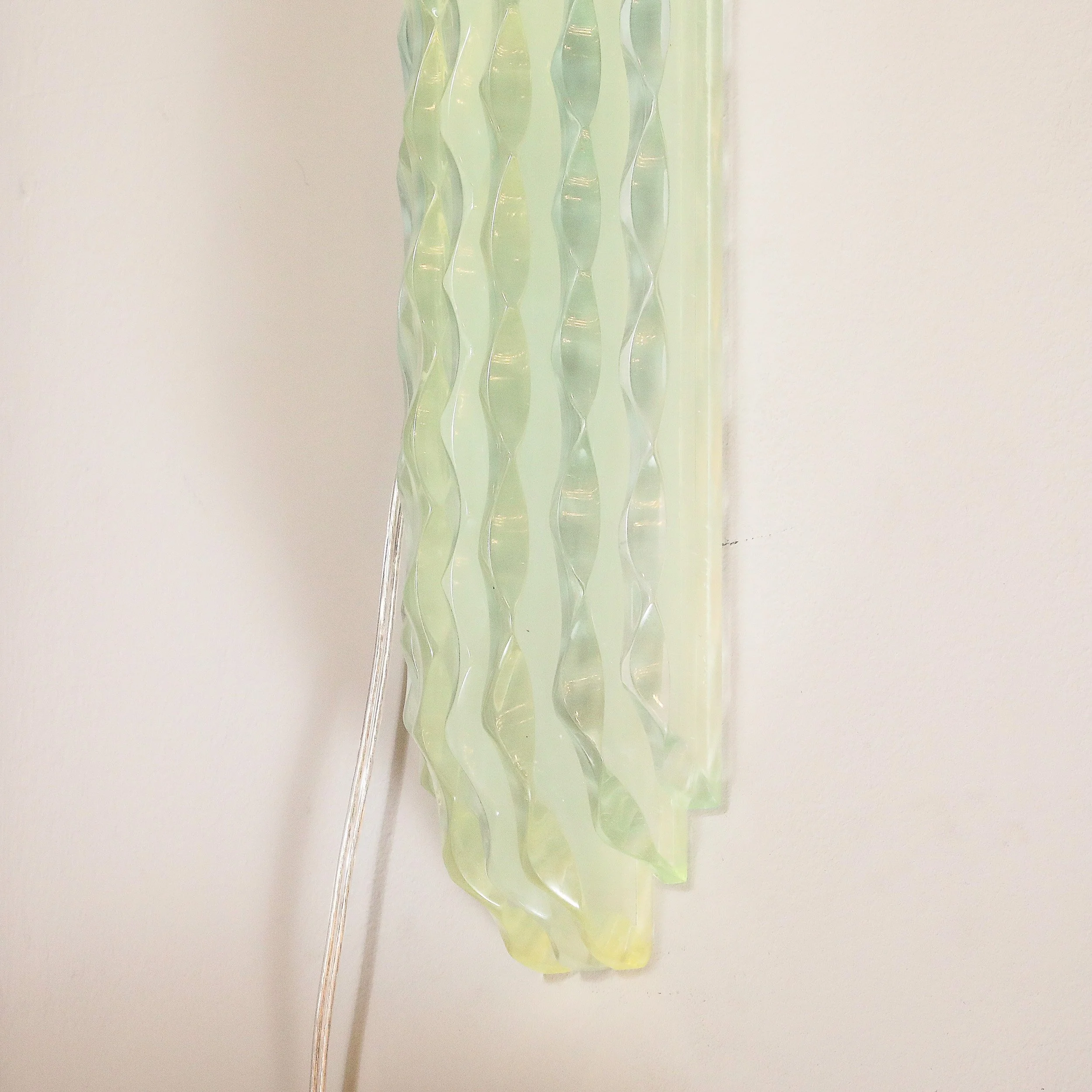 Mid-Century Modernist Chrome & Lucite Waterfall Sconce by Karl Springer - High Style Deco 15.jpg