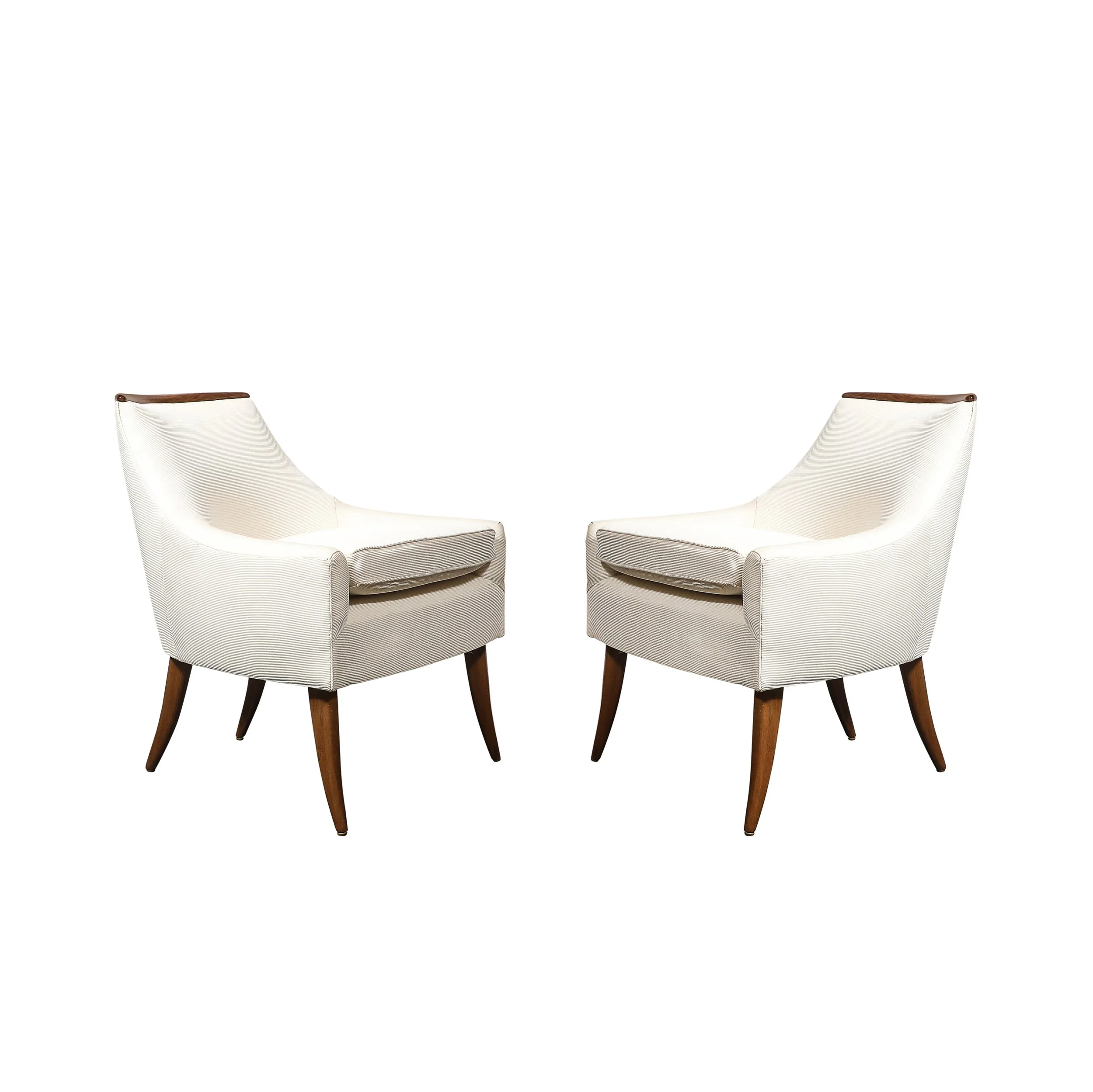 Mid-Century Sculptural & Tapered Lounge Chairs in Walnut By Adrian Pearsall - High Style Deco.jpg