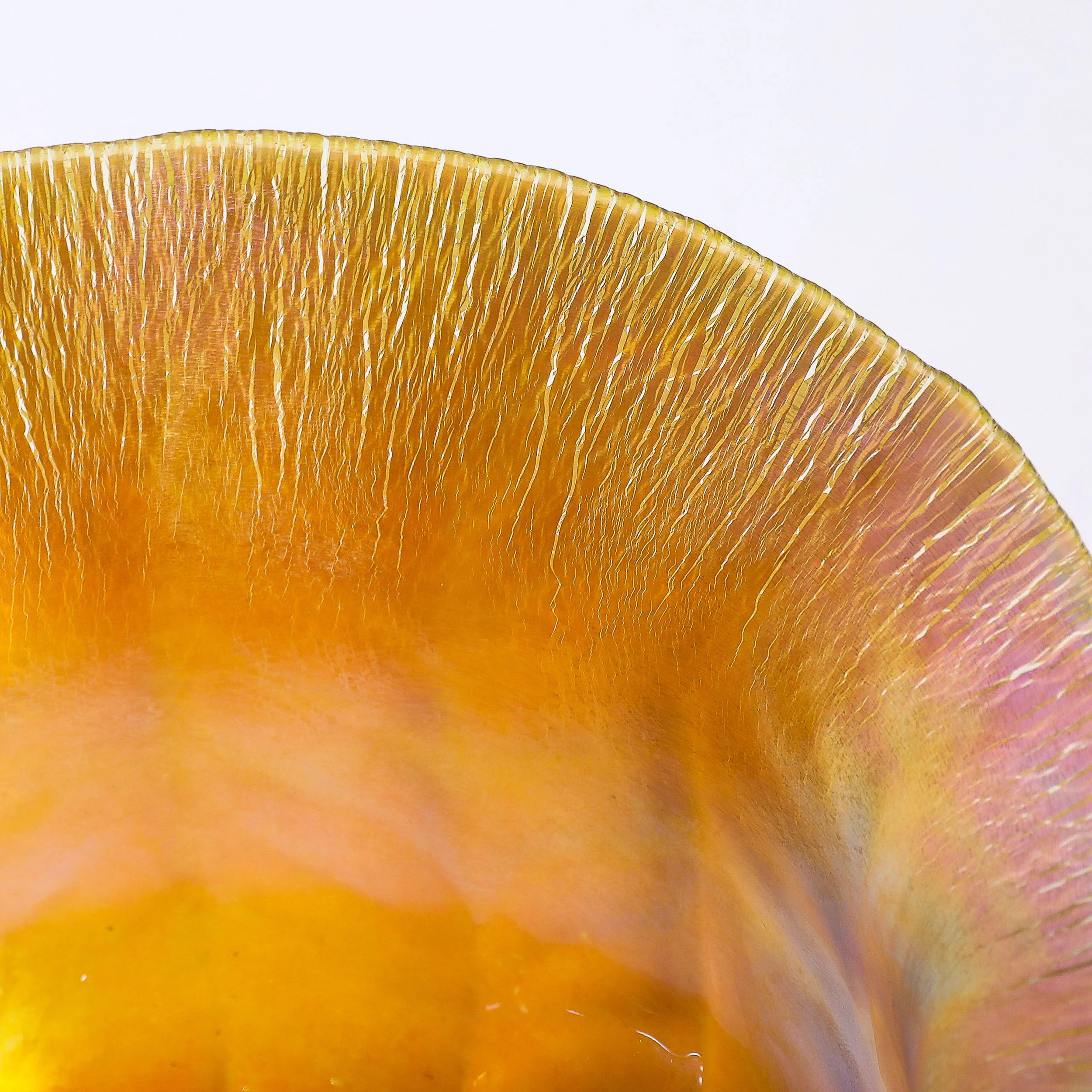 Art Nouveau Iridescent Yellow Blue Favrile Glass Bowl signed L.C. Tiffany & Co - High Style Deco 7.jpg