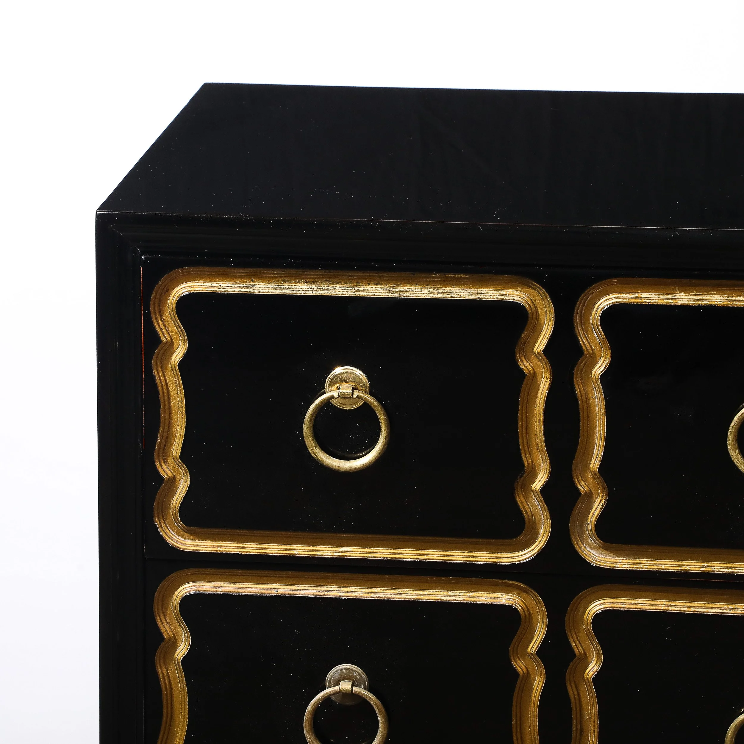 Mid-Century Dorothy Draper Chest of Drawers for España in Gilt & Black Lacquer - High Style Deco 2.jpg