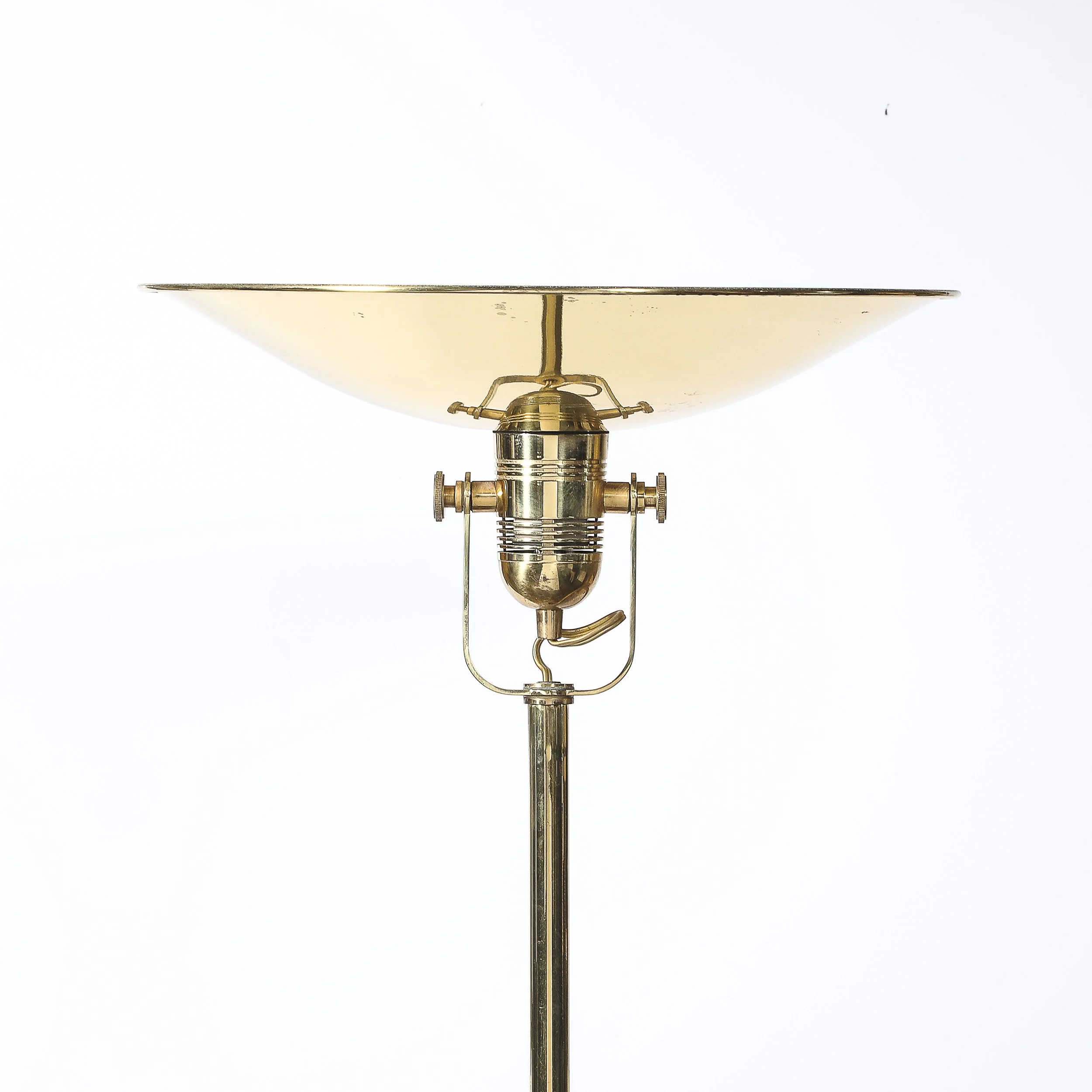 Pair of Mid-Century Articulating Polished Brass Torchieres signed Nessen Studios - High Style Deco 22.jpg