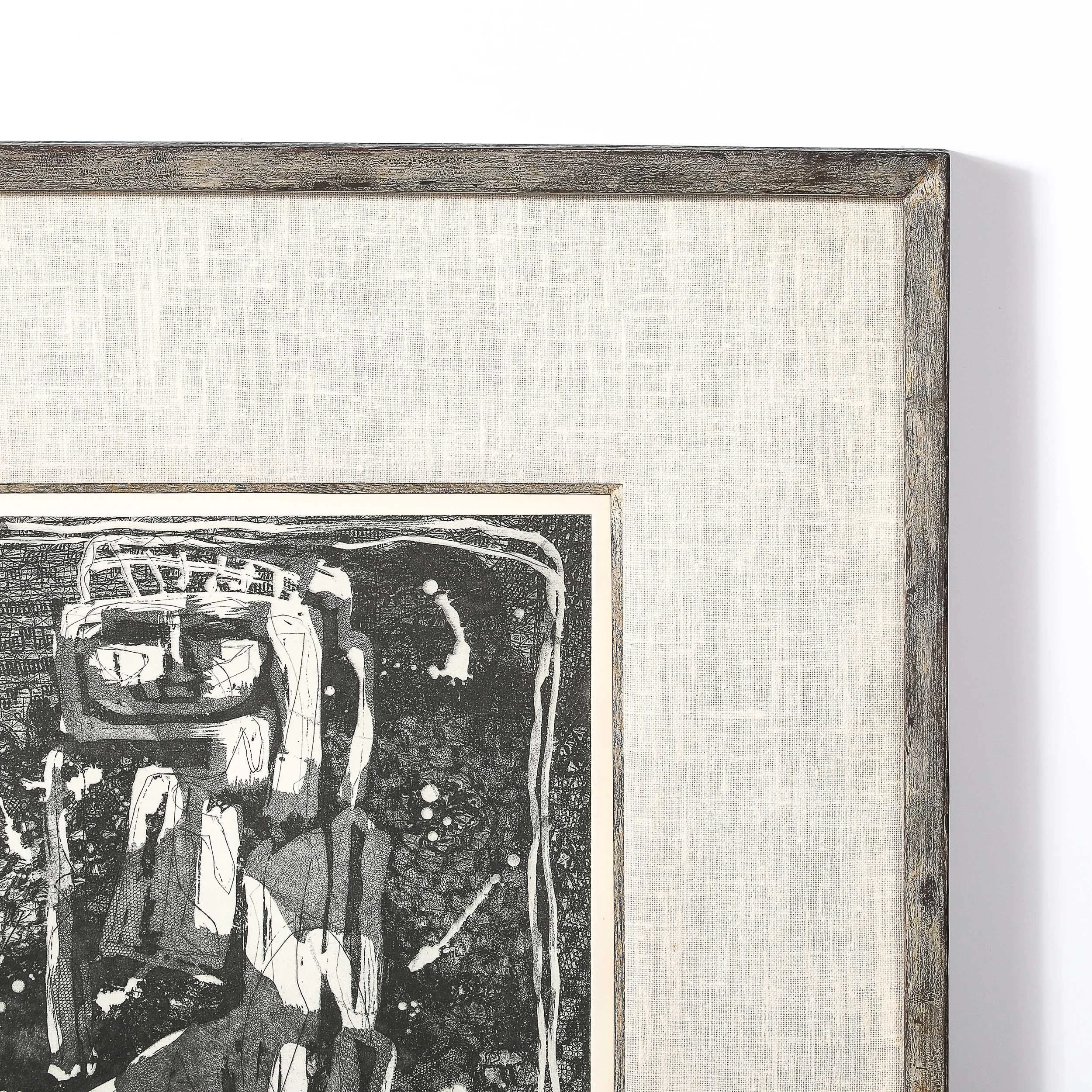 Mid-Century Etching entitled "One Ancient Figure" Edition Artist's Proof signed - High Style Deco 3.jpg