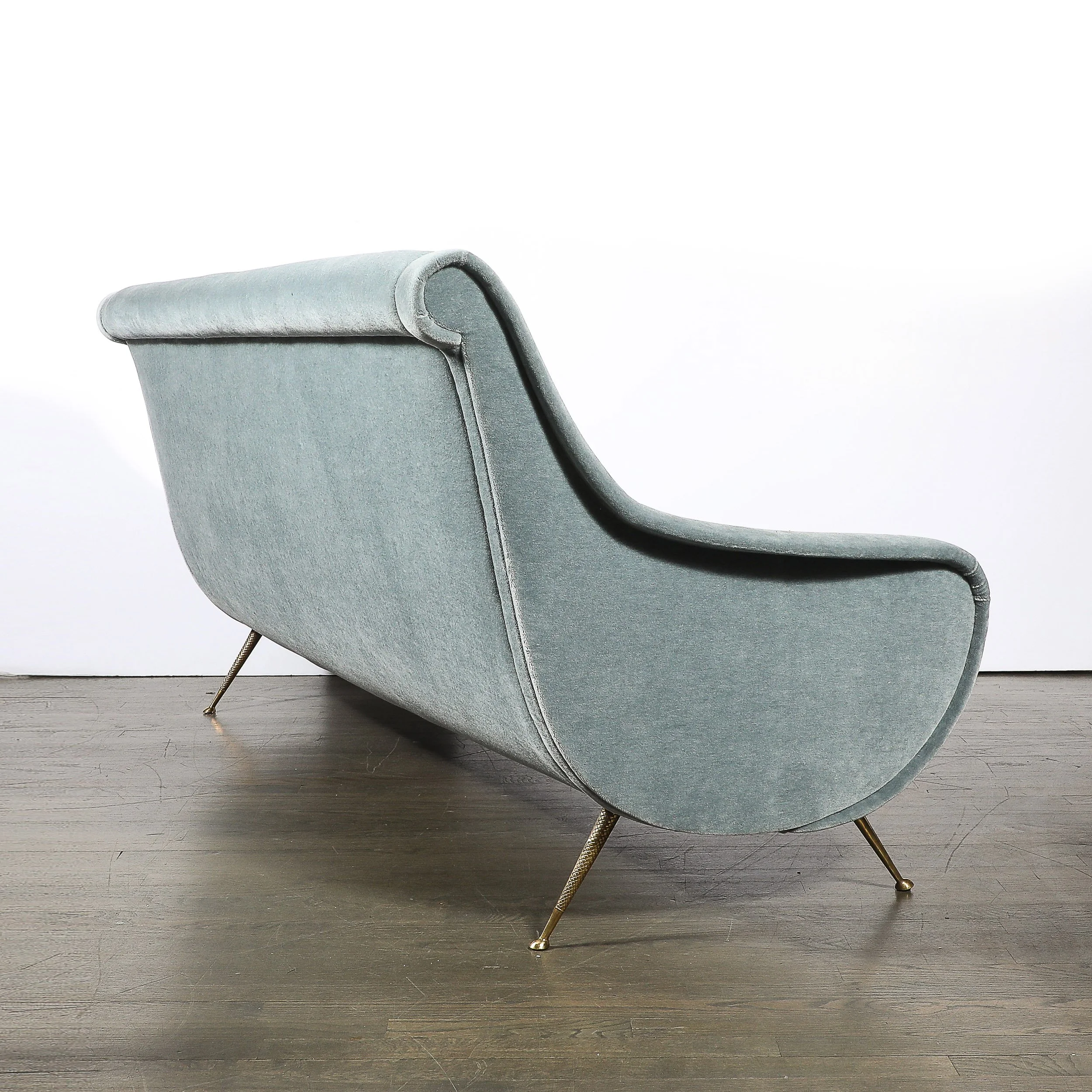 Mid-Century Lady Sofa in Powder Blue Velvet Mohair & Brass Legs by Marco Zanuso - High Style Deco 11.jpg