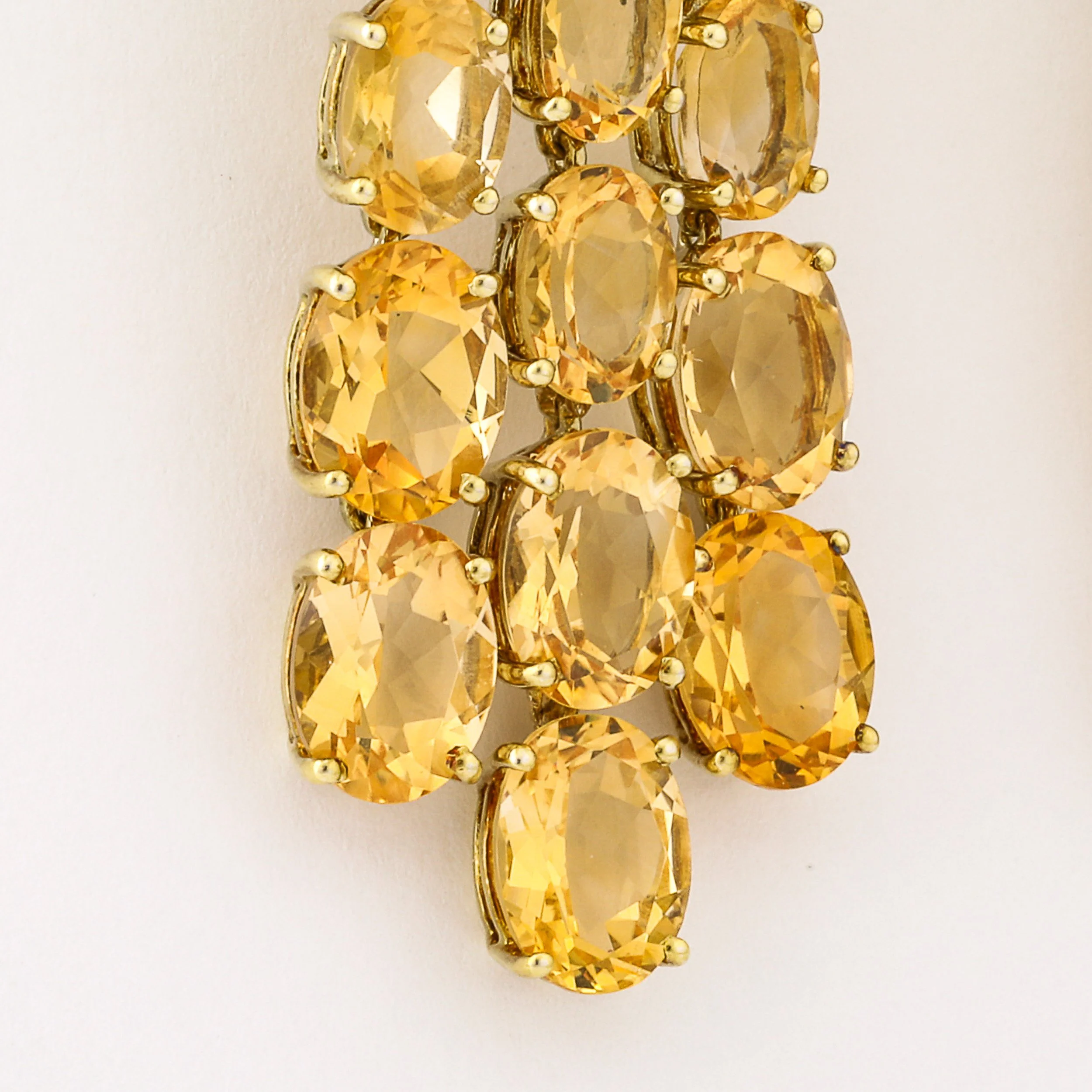 Mid-Century Fountain Citrines & Diamond Earrings in White & Yellow 18K Gold - High Style Deco 7.jpg