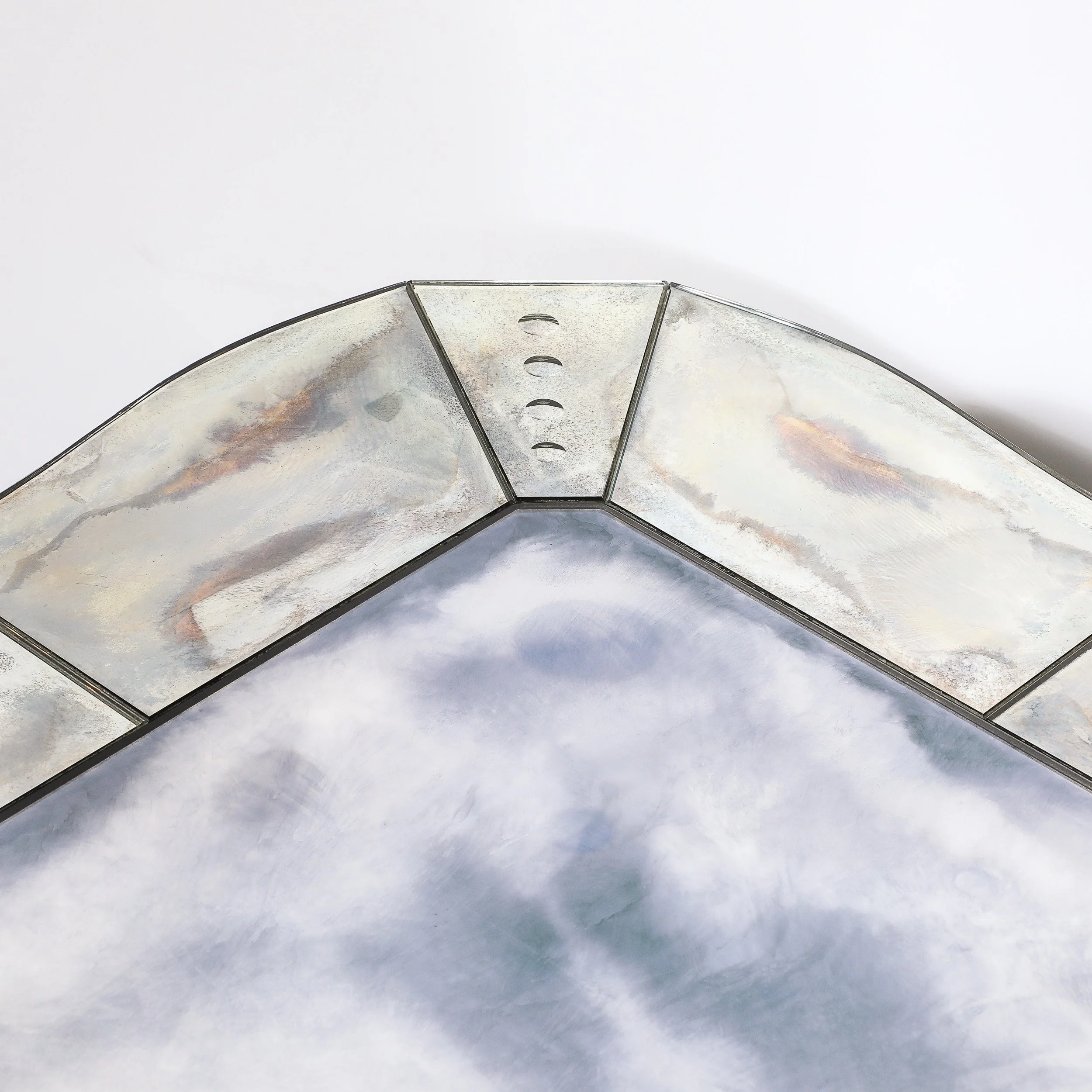 Mid-Century Modern Glamorous Smokey Mirrored Center Hall : Dining Table - High Style Deco 8.jpg