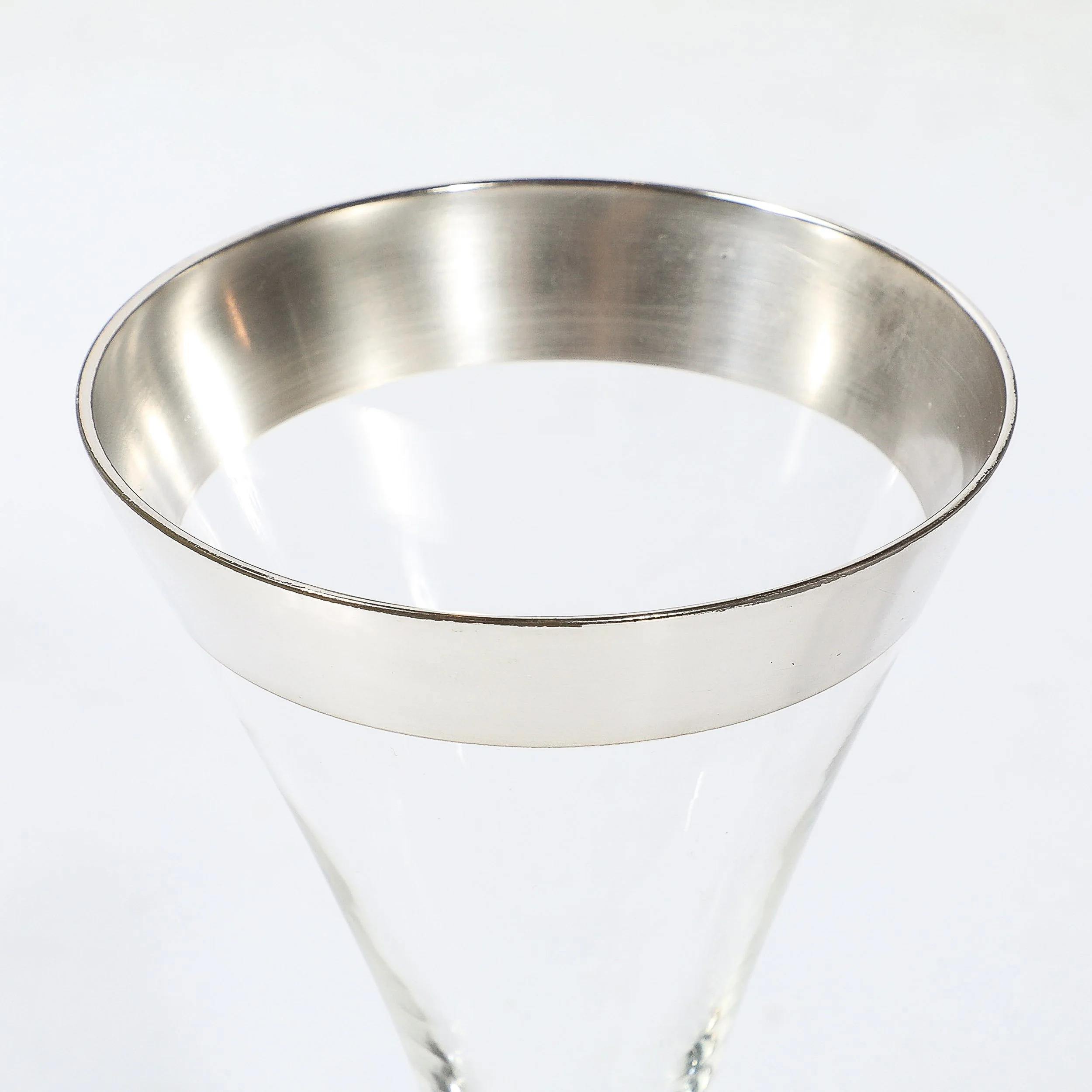 Set of Six Silver Gilt Rimmed Martini Glasses by Dorothy Thorpe - High Style Deco 10.jpg