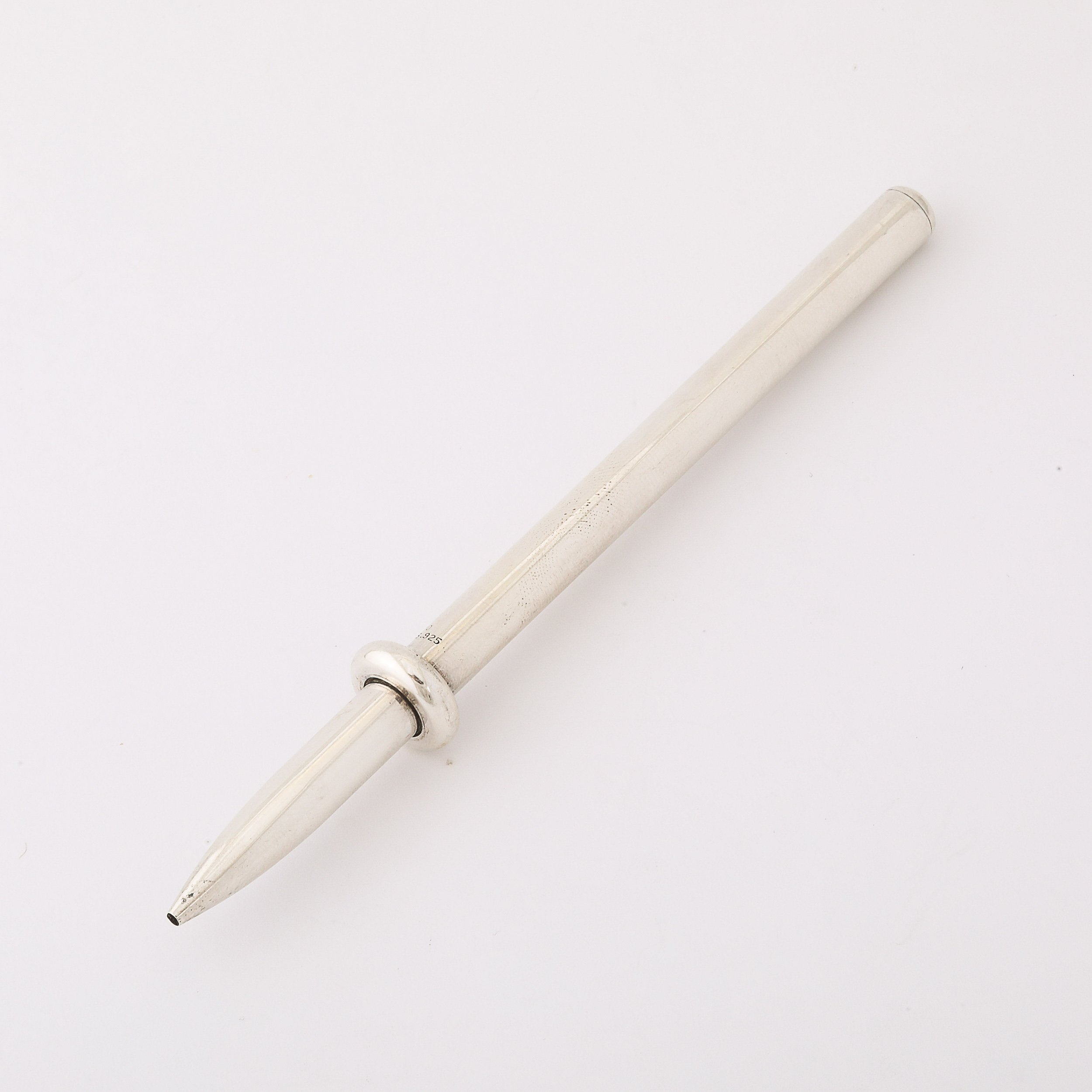Rare Minimal Sterling Silver Ballpoint Pen, Tiffany & Co signed Angela Cummings - High Style Deco 11.jpg
