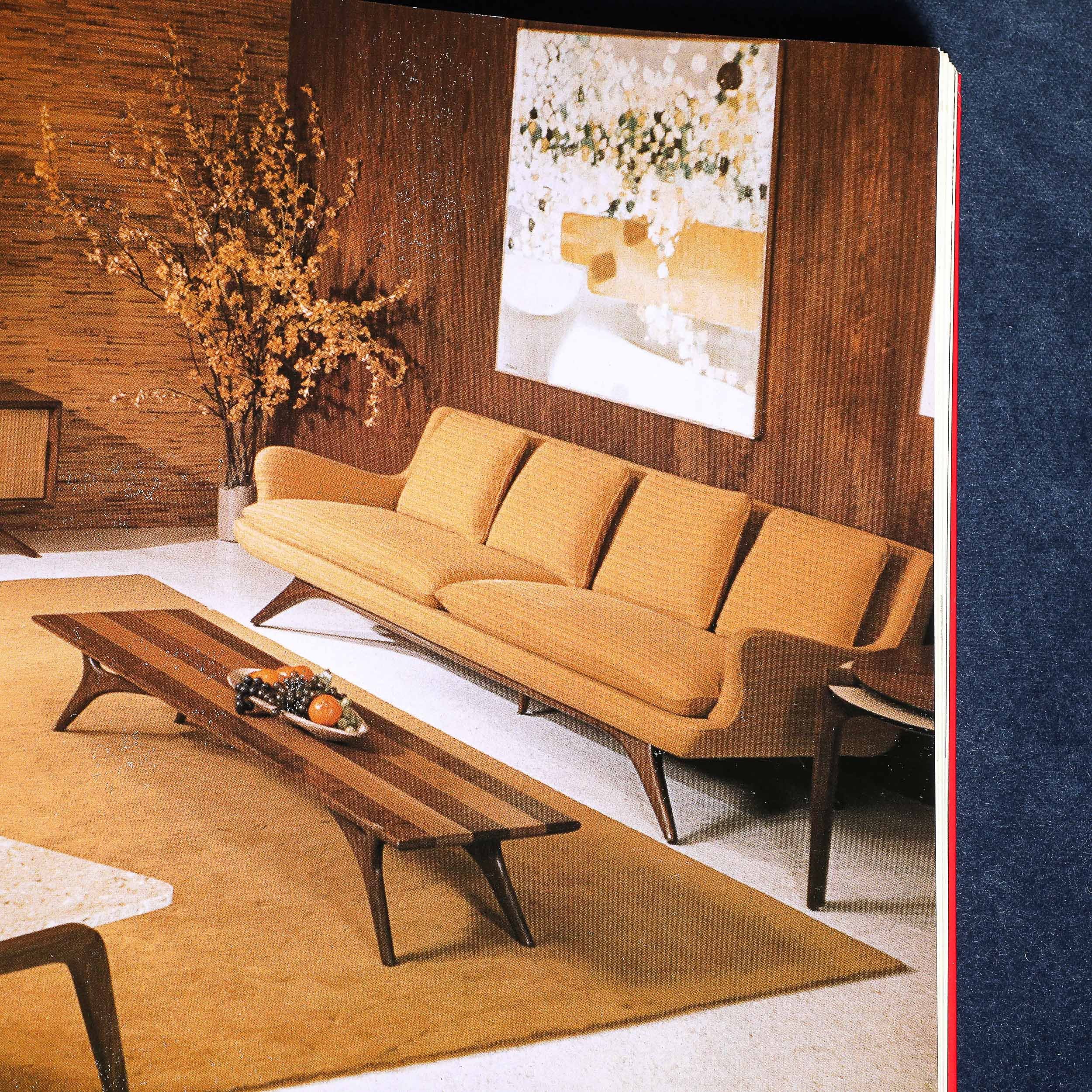 Mid-Century Blue Velvet Sculptural Supported Sofa Documented Vladimir Kagan - High Style Deco 10.jpg