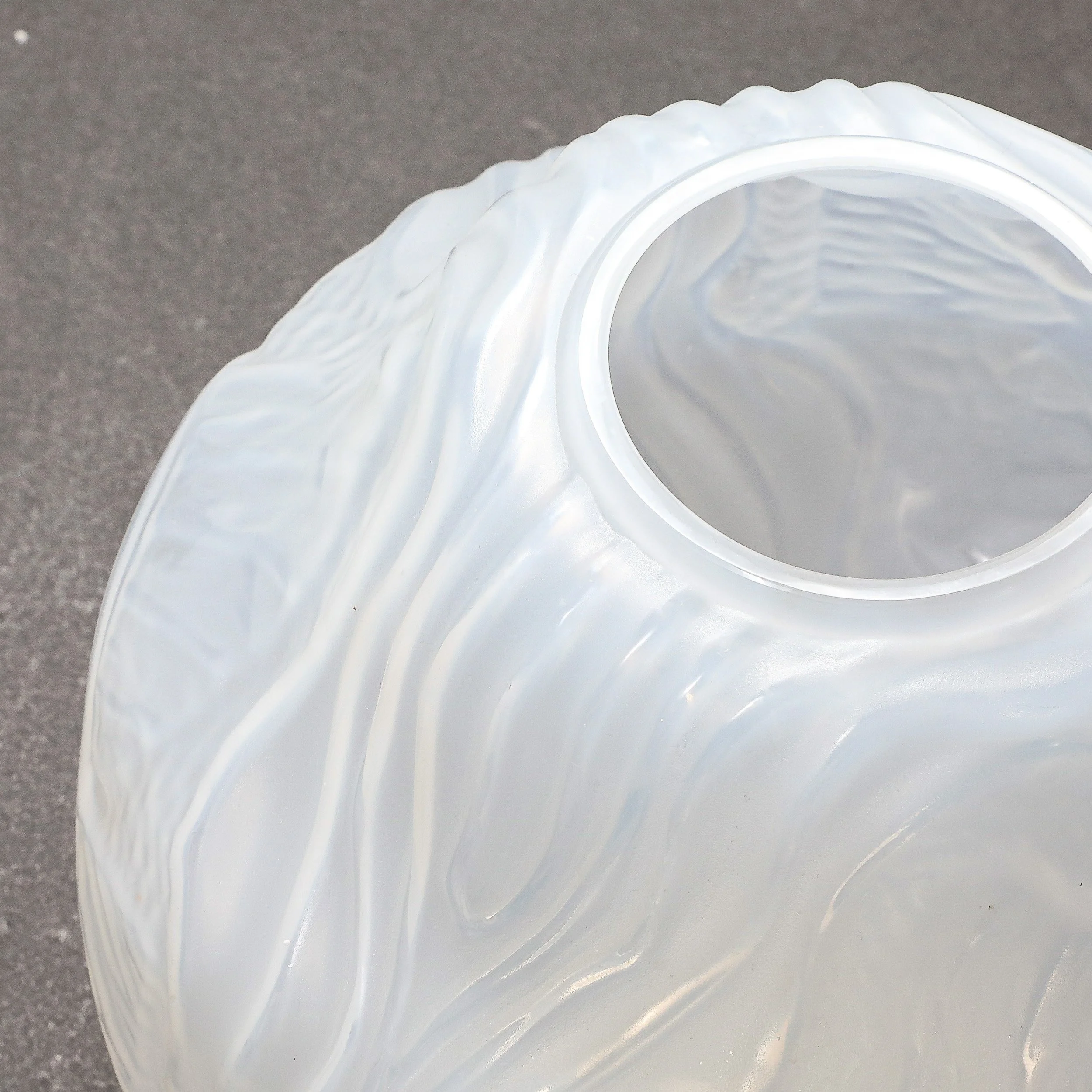 Art Deco Molded & Frosted Glass Vase with Aquatic Motif by André Hunebelle - High Style Deco 9.jpg