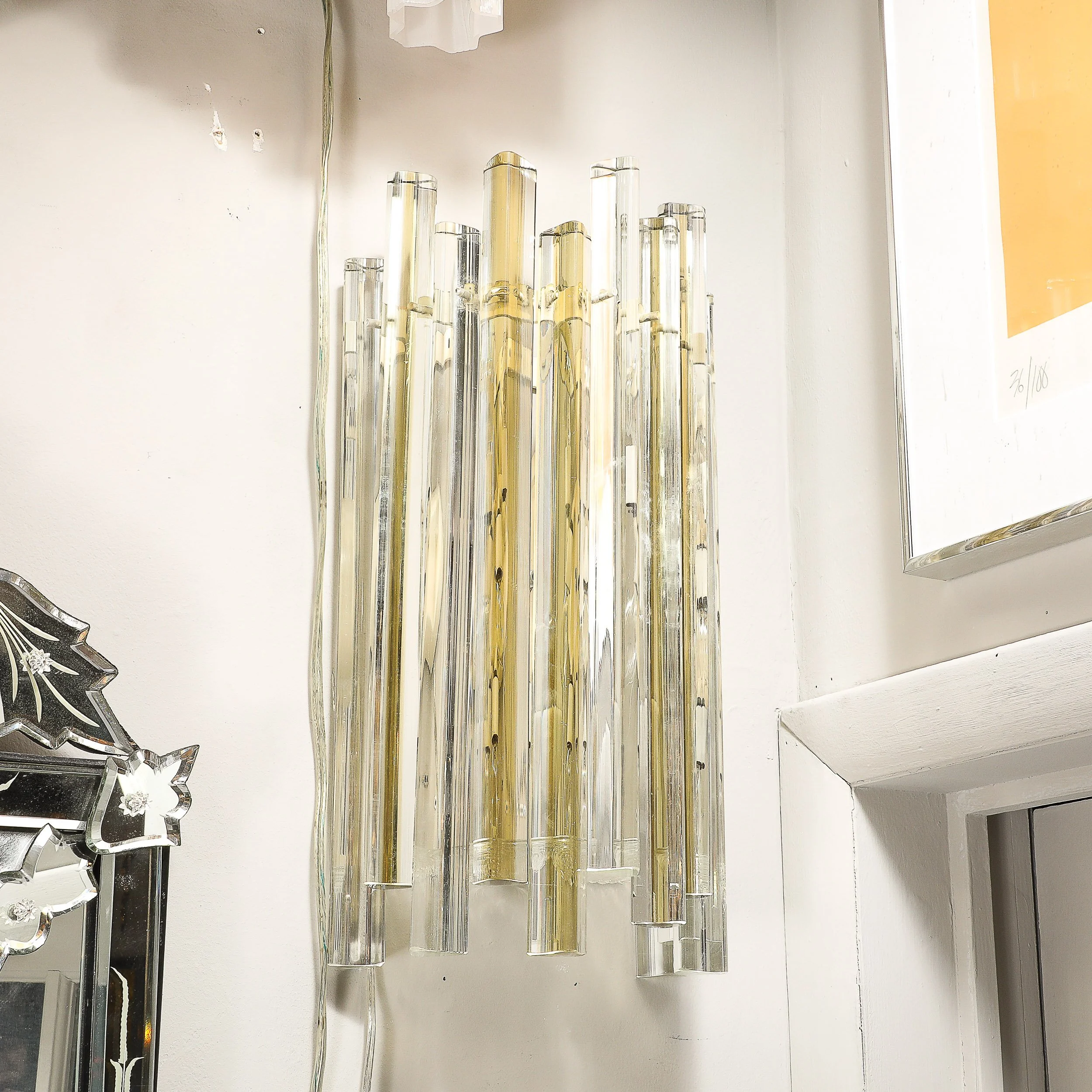 Mid-Century Handblown Murano Triedre Muted Green & Clear Glass Sconces by Venini - High Style Deco 7.jpg