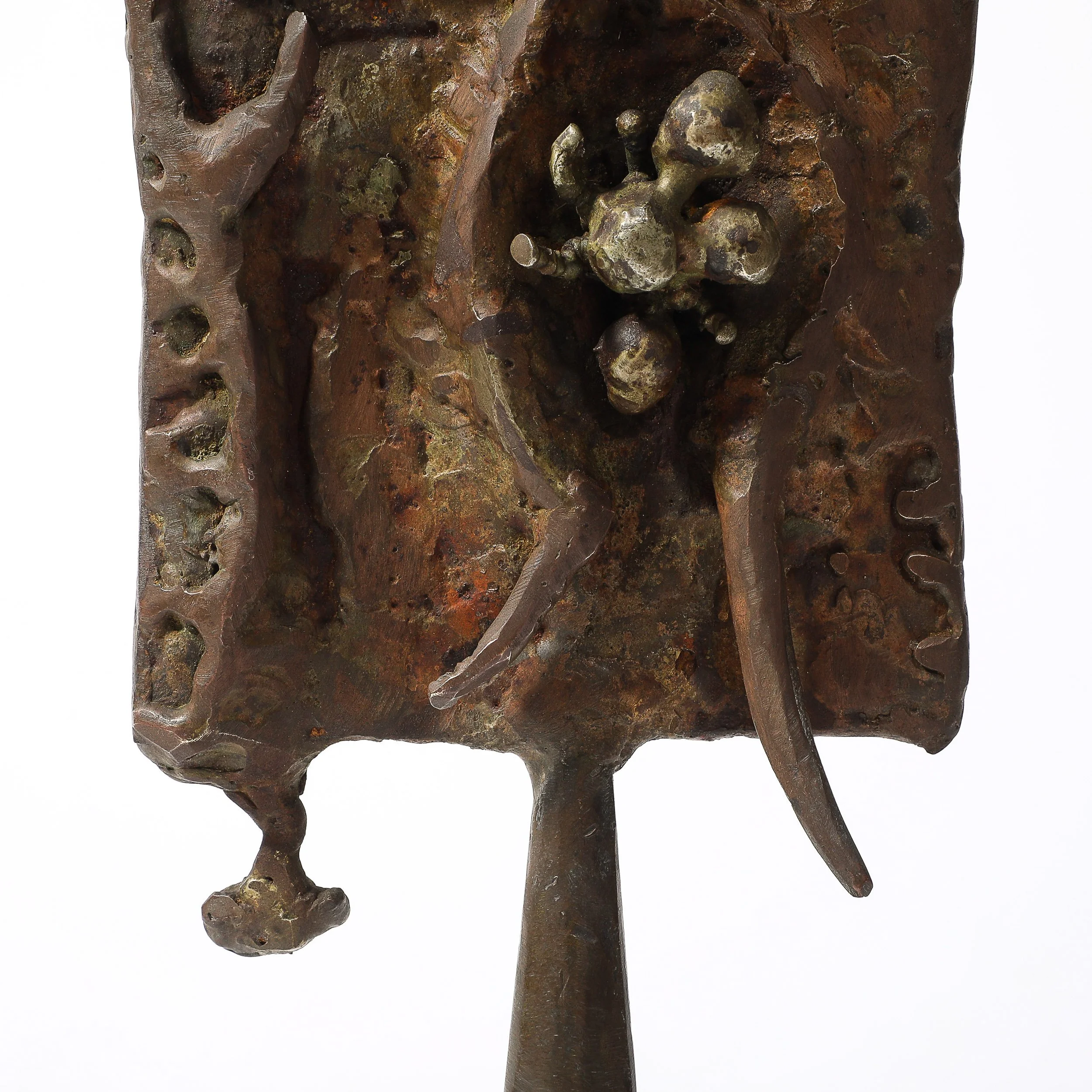 Brutalist Iron & Steel Sculpture Entitled "Reliquary" Signed Lindsey Decker - High Style Deco 4.jpg