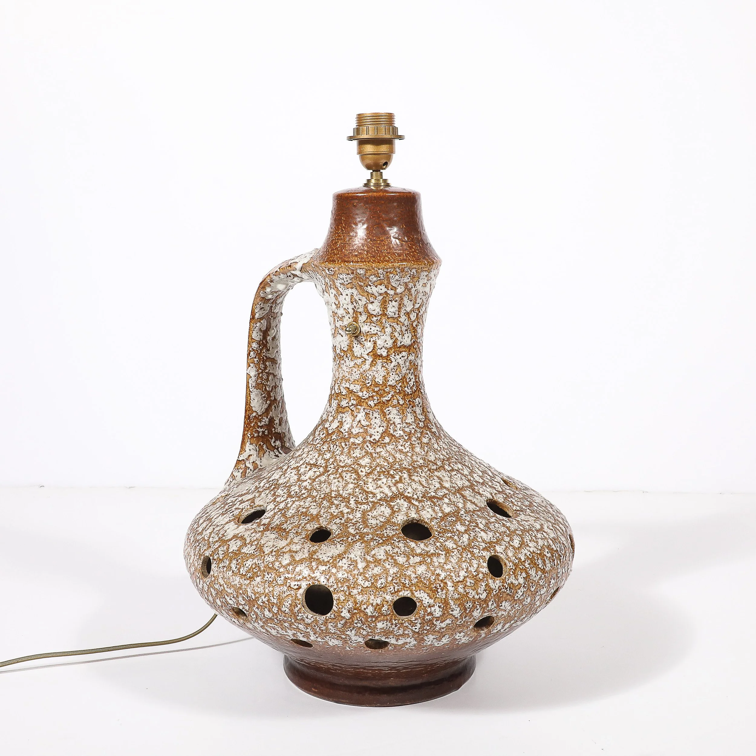 Mid-Century Organic Pitcher Form Ceramic Table Lamp with Illuminated Cutouts - High Style Deco 14.jpg
