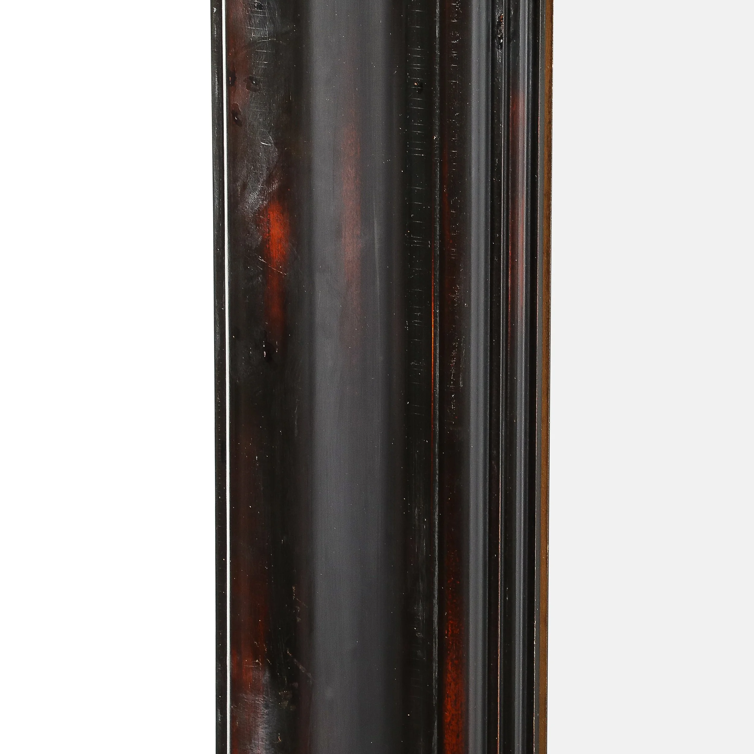 Mid-Century French Polished Tortoise Hue Finish Molding Mirror by Karl Springer - High Style Deco 10.jpg