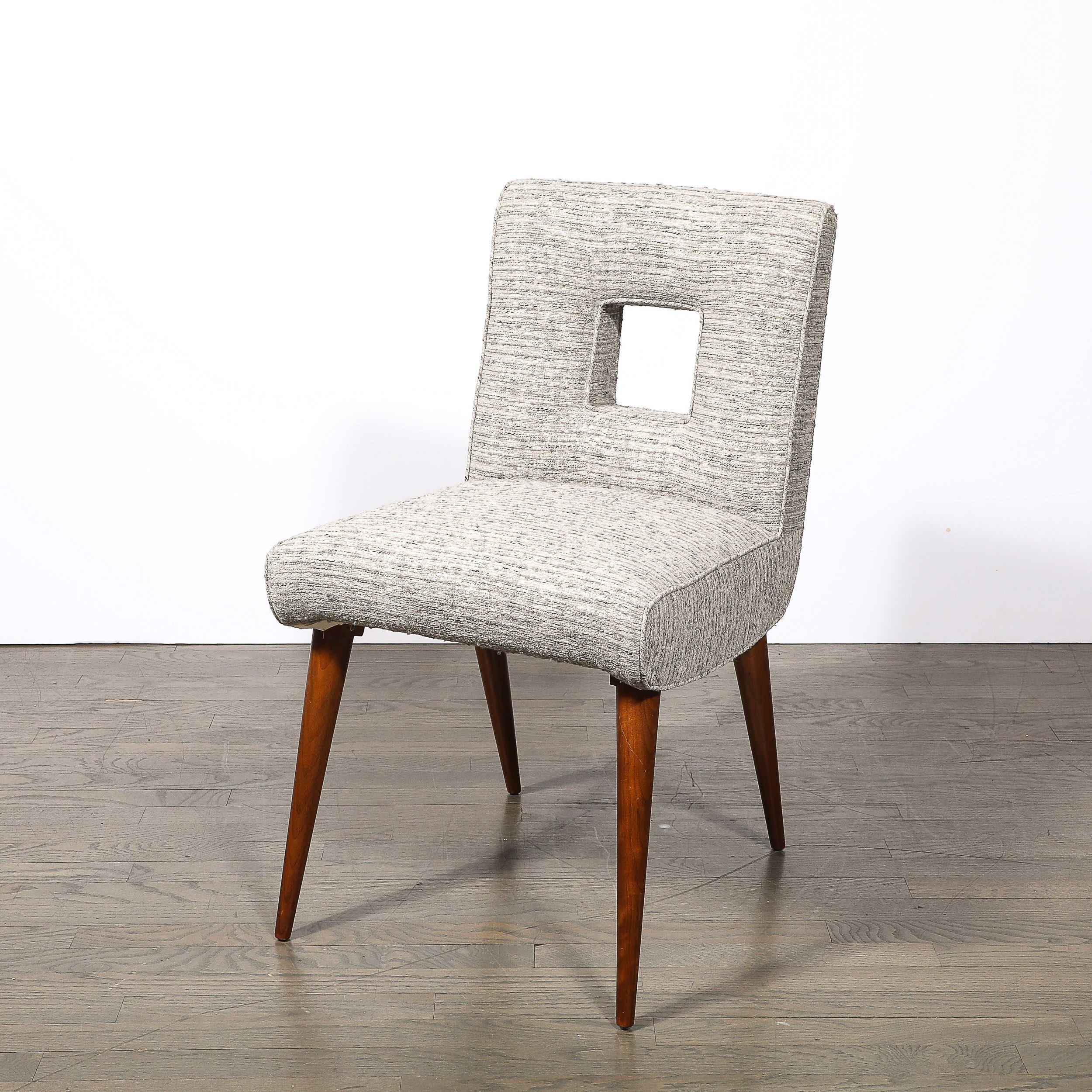 Set of 6 Mid-Century Modern Walnut Cutout Back Arm & Side Chairs by Paul Frankl - High Style Deco 4.jpg