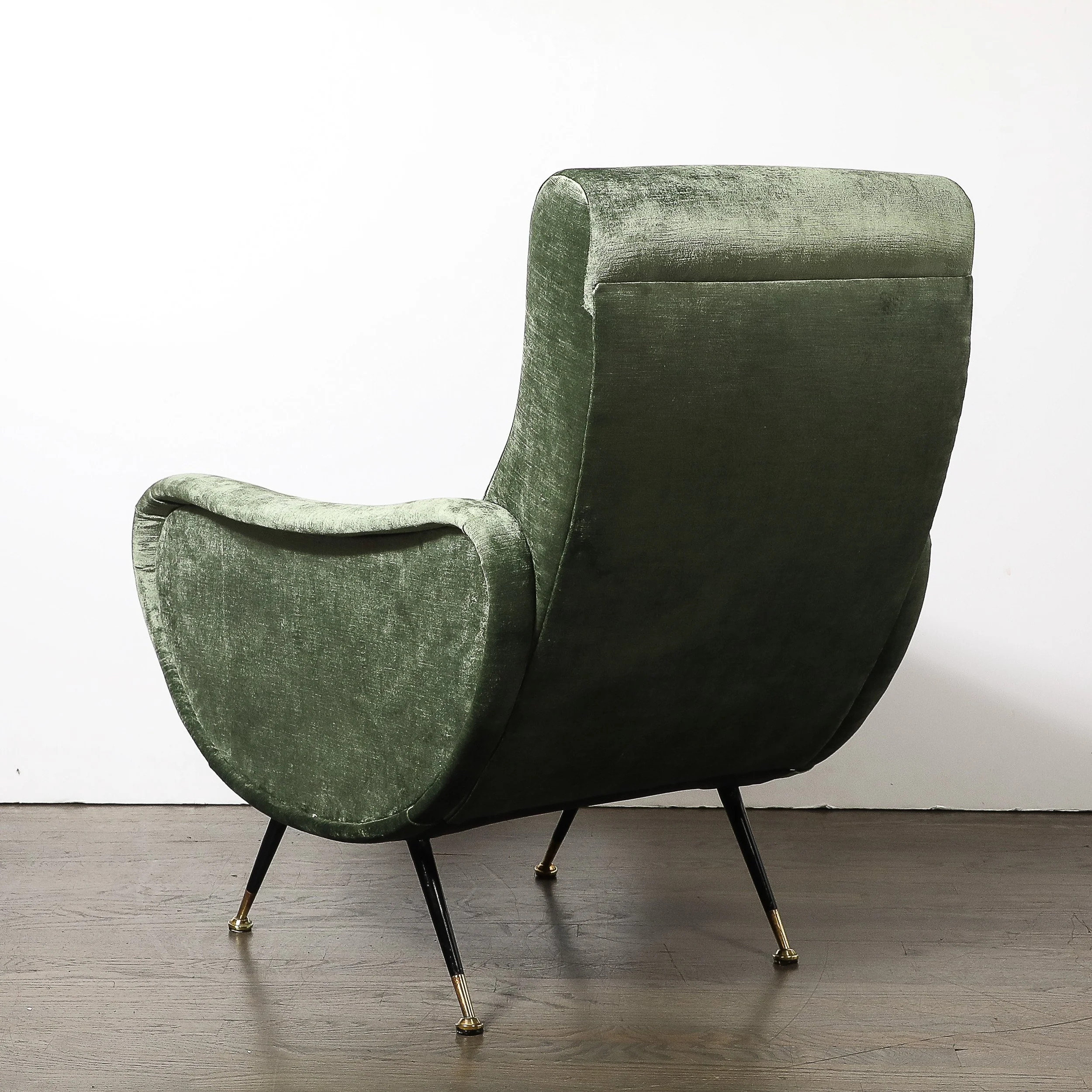 Mid-Century Modernist Lady Arm Chairs in Eucalyptus Velvet by Marco Zanuso - High Style Deco 8.jpg