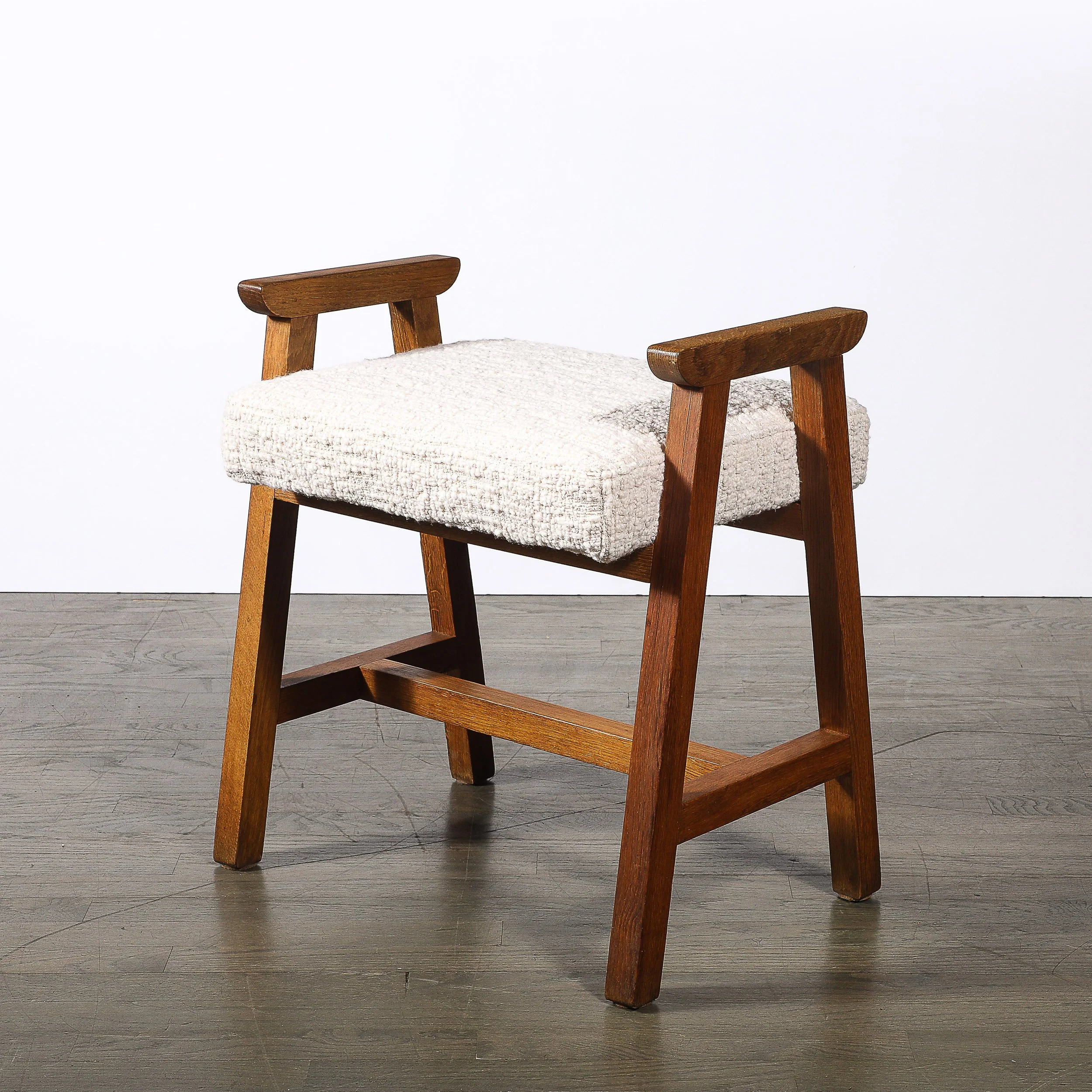 Mid-Century Modernist Oak Stool by Guillerme et Chambron Edition Votre Maison - High Style Deco 8.jpg
