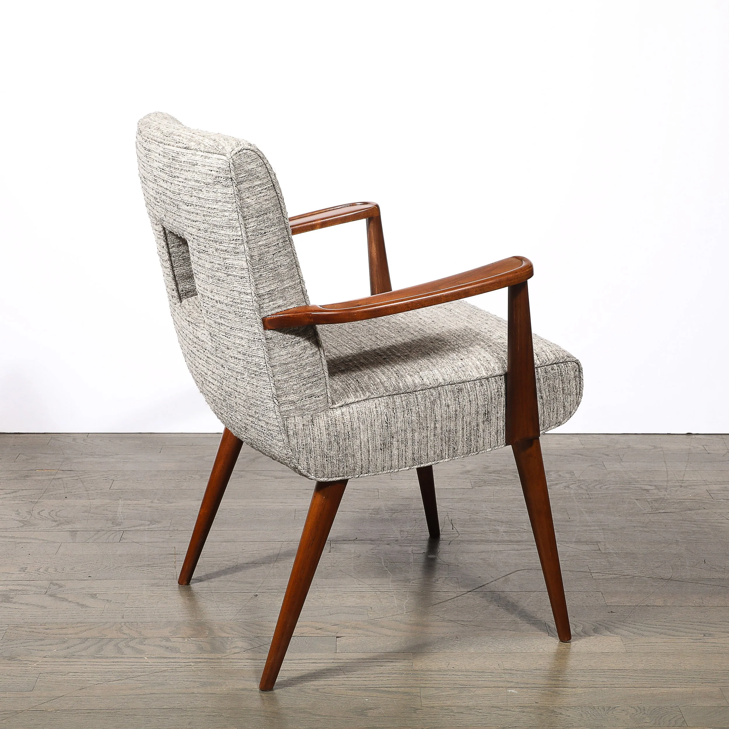 Set of 6 Mid-Century Modern Walnut Cutout Back Arm & Side Chairs by Paul Frankl - High Style Deco 27.jpg