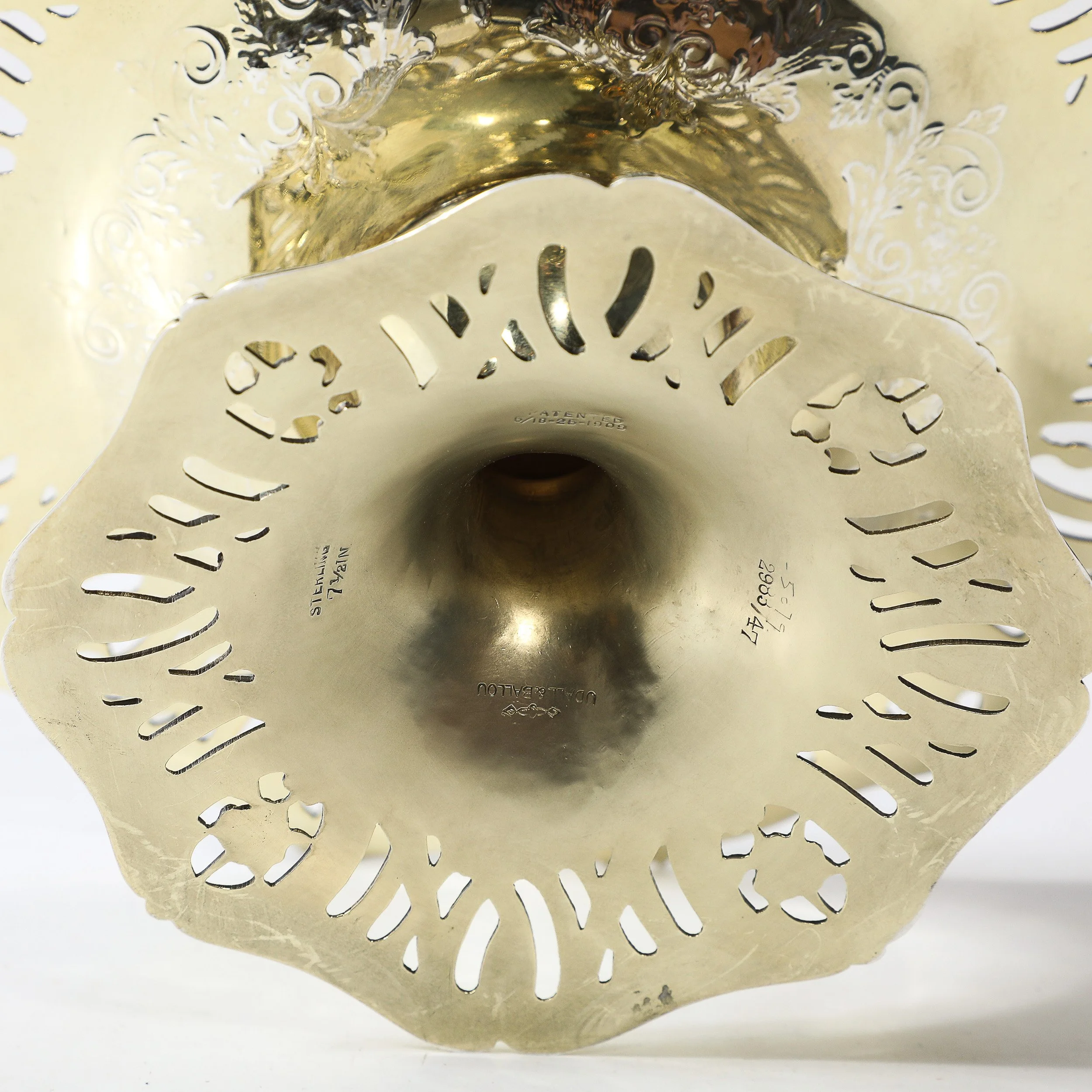 Aesthetic Movement Sterling Silver & Gold Washed Taza signed Hardy & Hayse Co. - High Style Deco 6.jpg