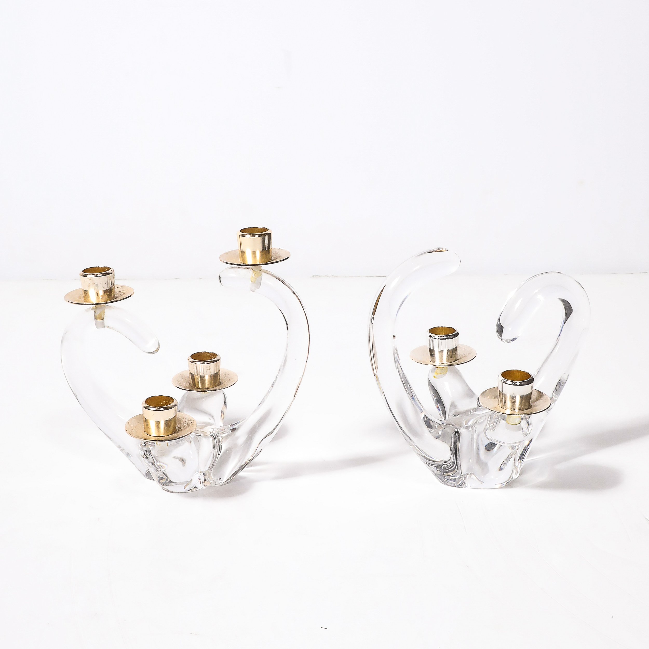 Pair of Mid-Century Amorphic Candelabra in Crystal and Brass Signed Schnieder - High Style Deco 3.jpg