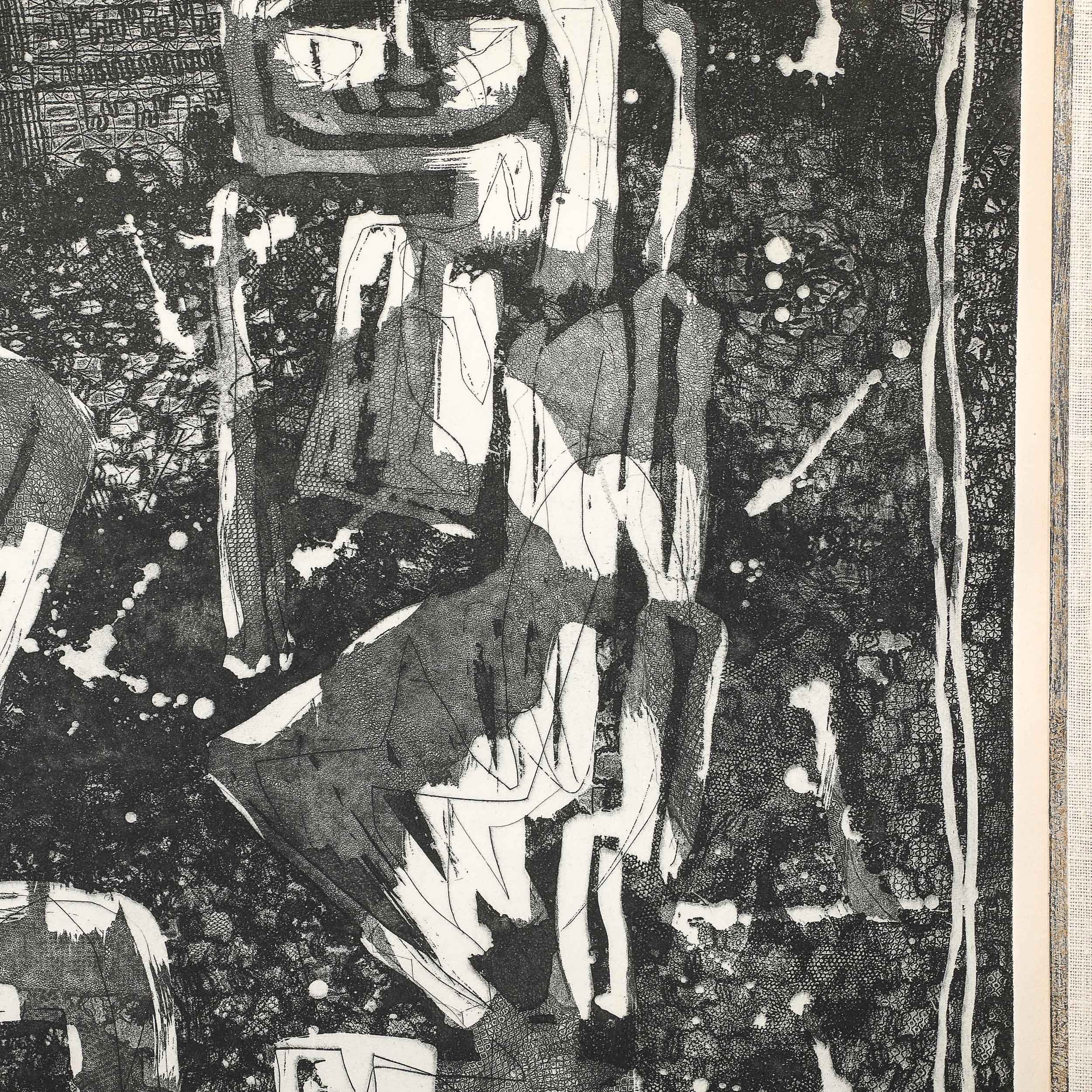 Mid-Century Etching entitled "One Ancient Figure" Edition Artist's Proof signed - High Style Deco 7.jpg