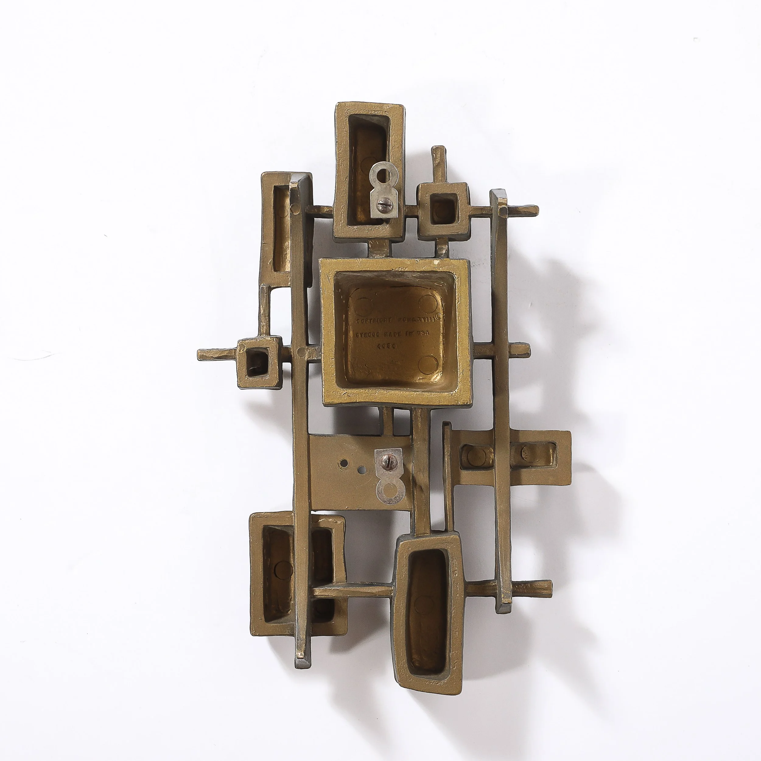 Mid-Century Brutalist Wall Sculptures in Textural Cubist Forms by Syroco - High Style Deco 8.jpg