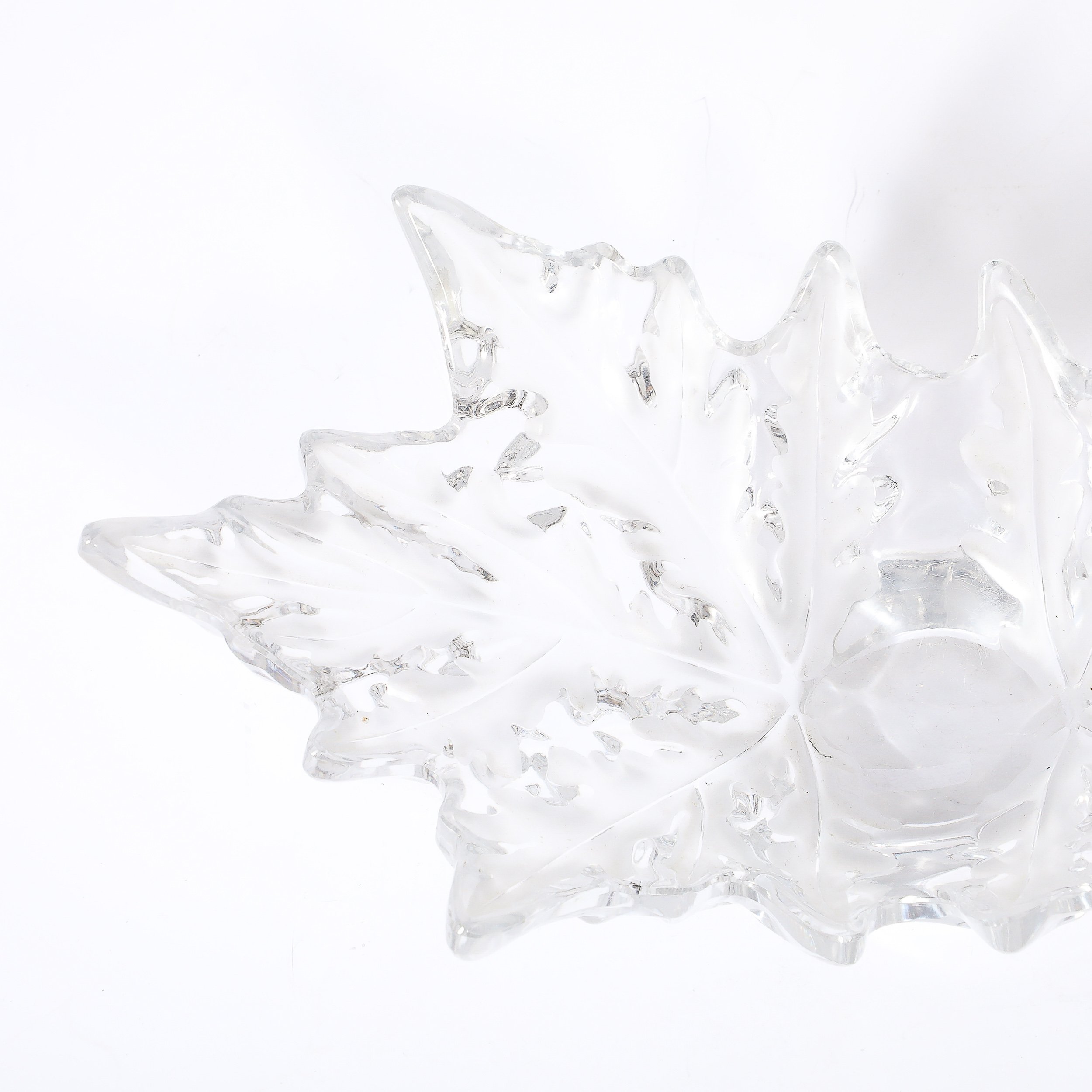 Mid-Century Modernist Crystal "Champs Élysées" Centerpiece Bowl signed Lalique - High Style Deco 2.jpg