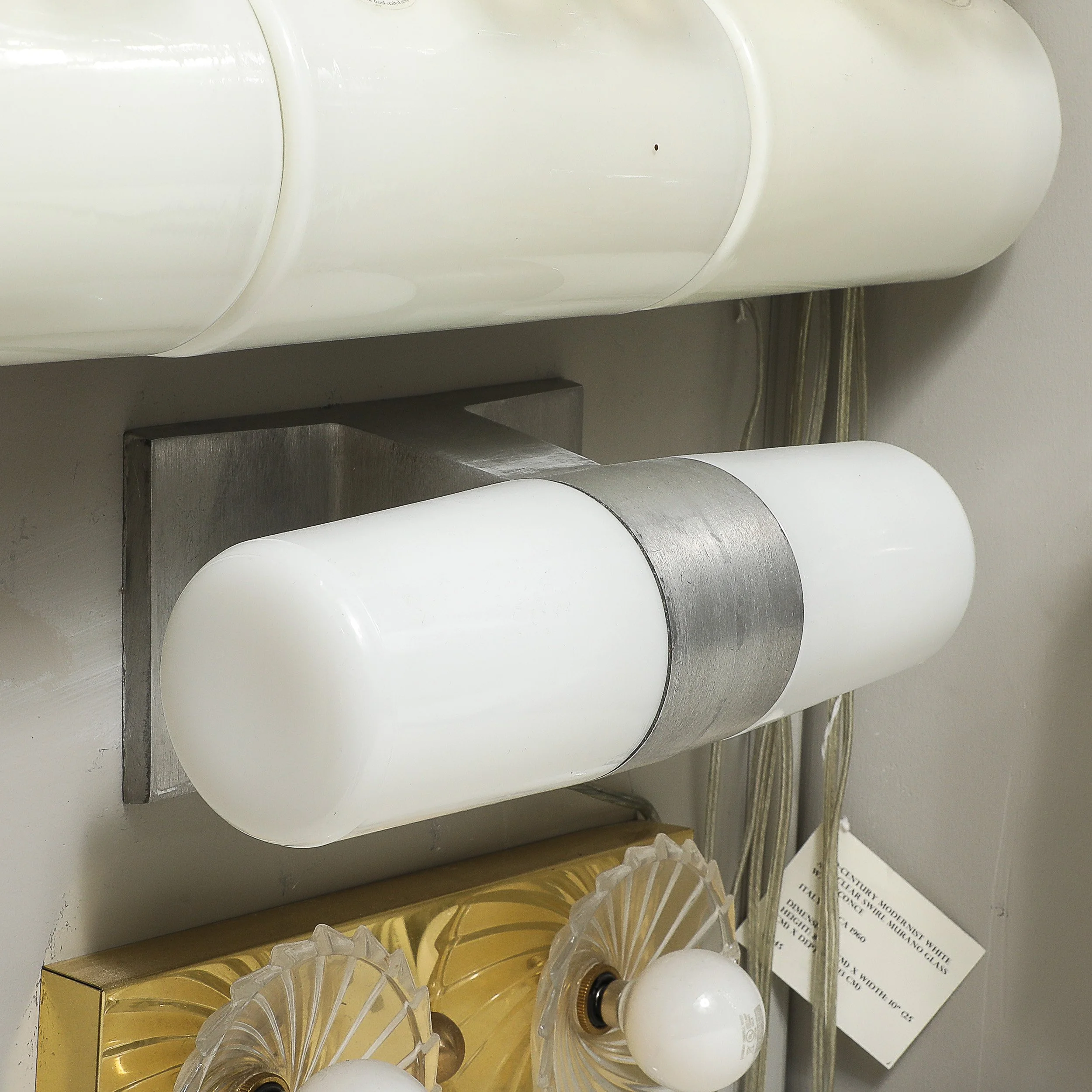 Mid-Century Milk Glass & Brushed Aluminum Cylindrical Vanity Light by Paul Mayen - High Style Deco 3.jpg