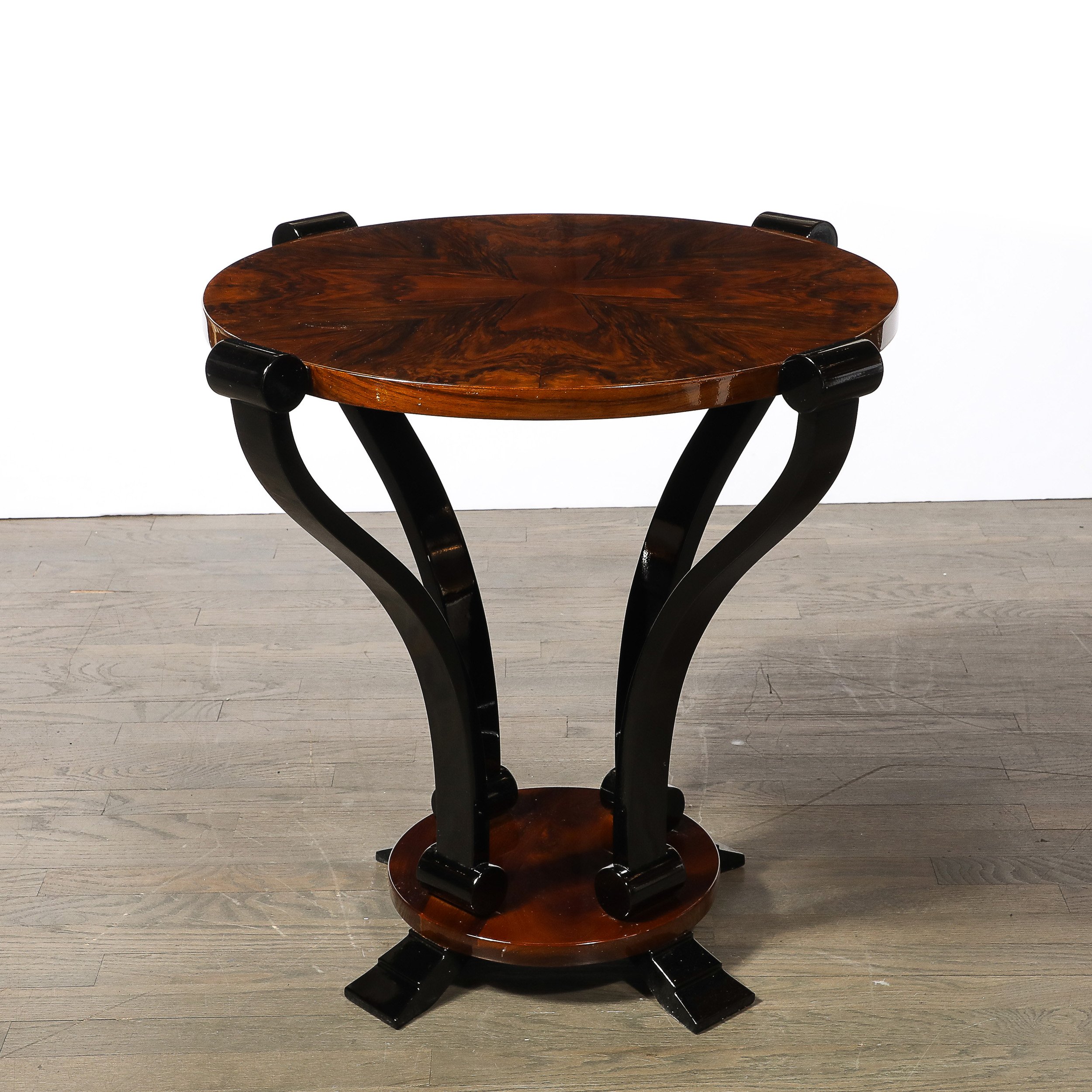 Art Deco Machine Age Occasional Table in Book-Matched & Burled Walnut - High Style Deco 10.jpg