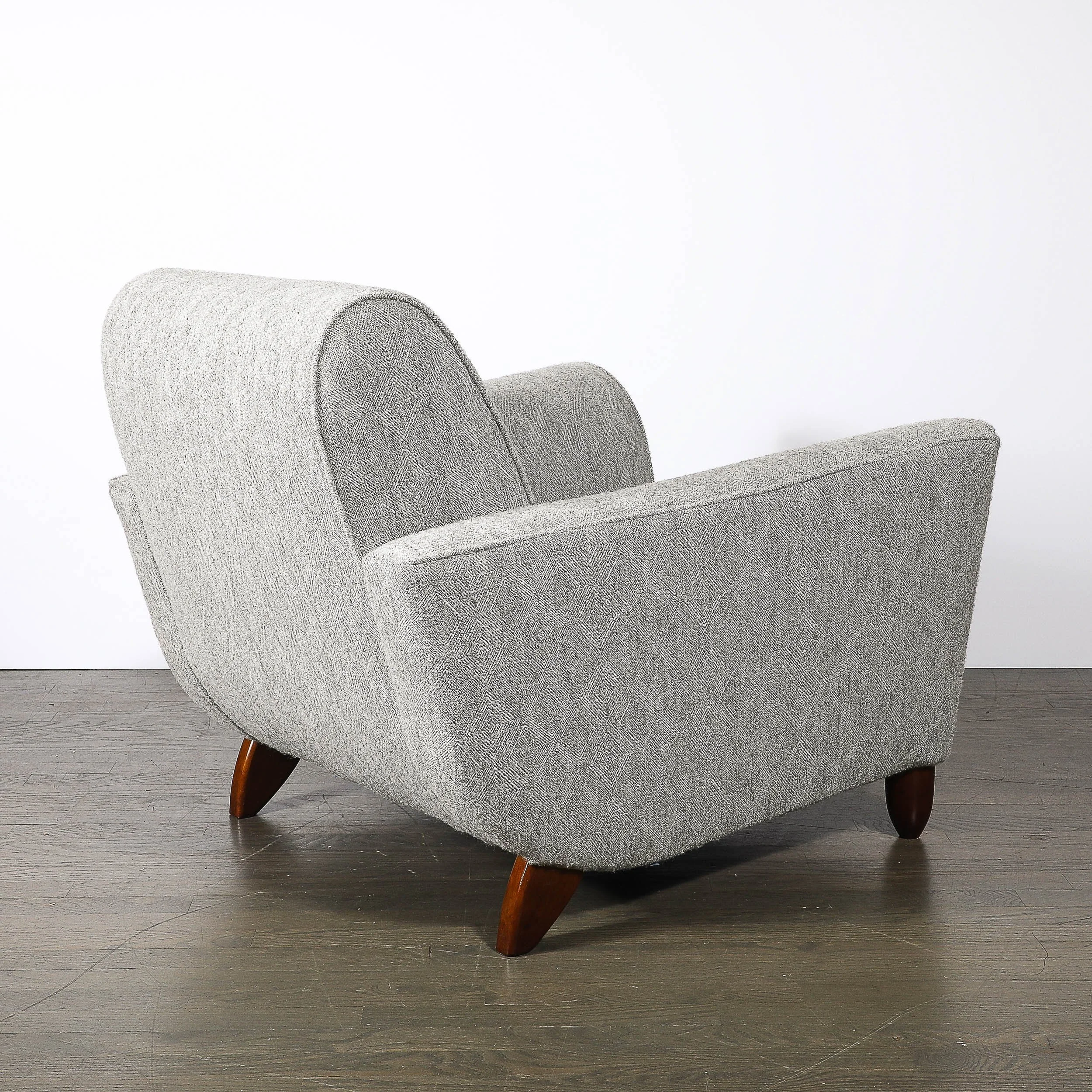 Mid-Century Hand-Rubbed Walnut & Holly Hunt Geo Mohair Club Chairs by James Mont - High Style Deco 10.jpg
