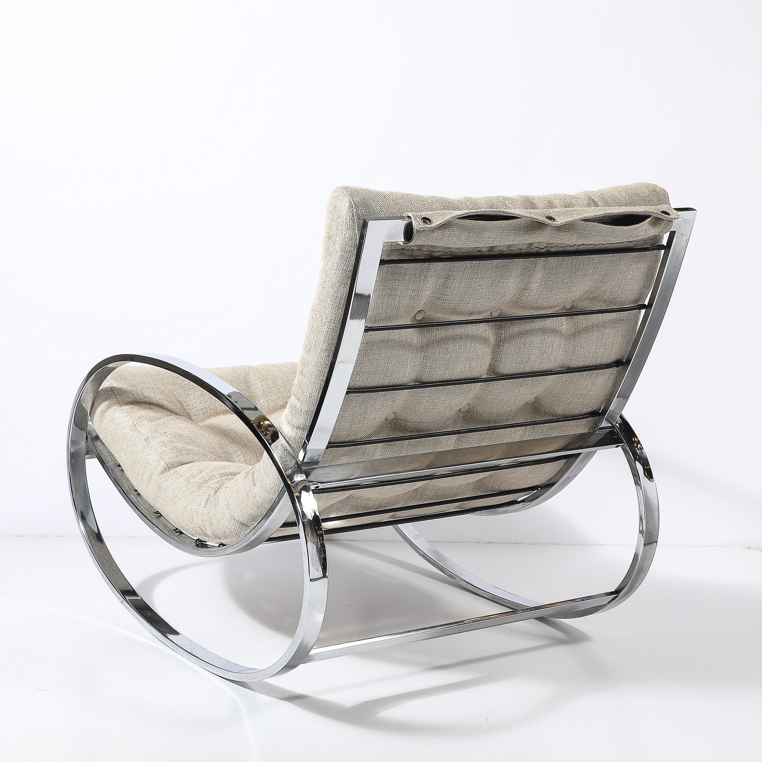 Mid-Century Chrome Rocking Lounge Chairs w: Button Detailing by Milo Baughman - High Style Deco 6.jpg
