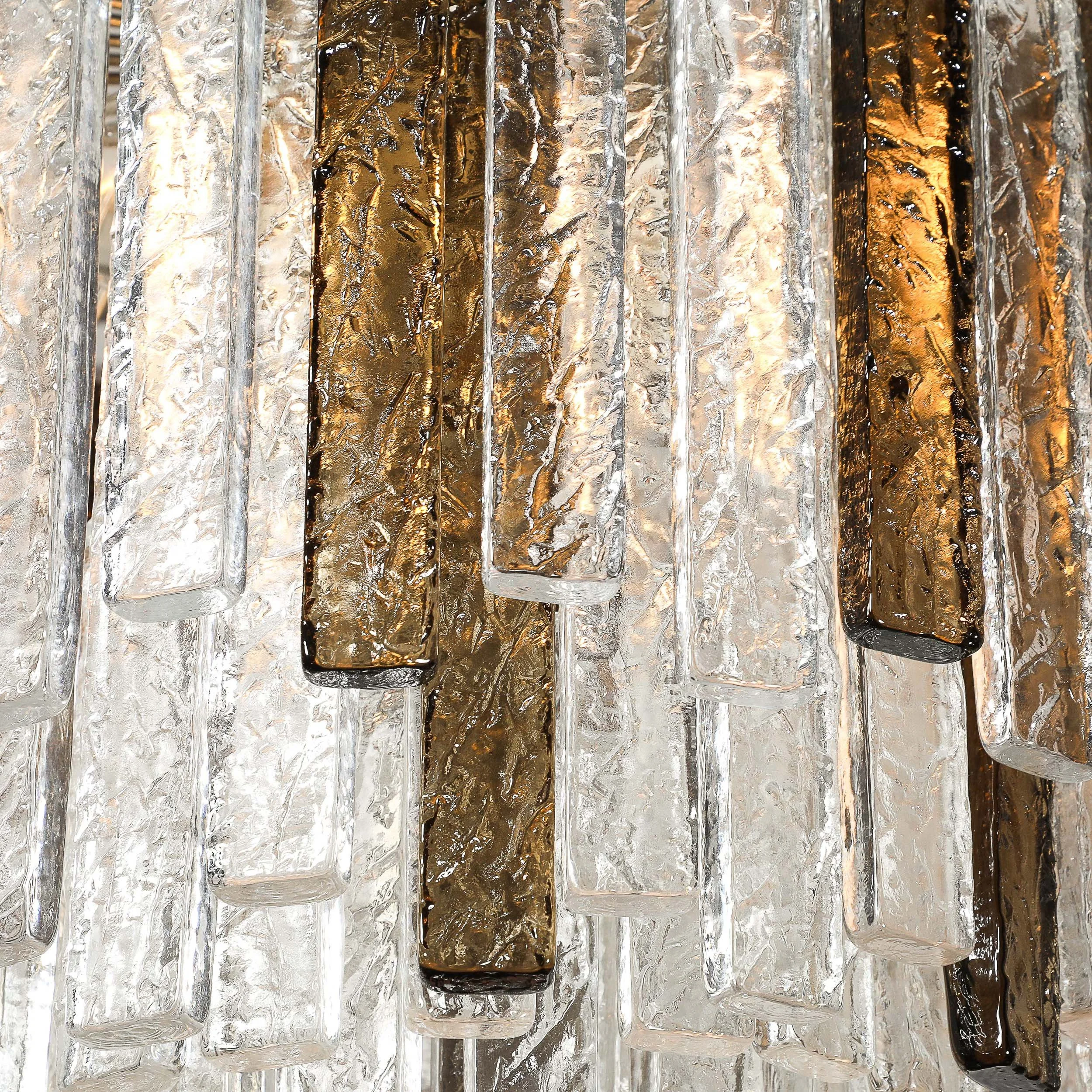 Pair of Mid-Century Modernist Hand-Blown Mottled Murano Glass Pendants by Venini - High Style Deco 11.jpg