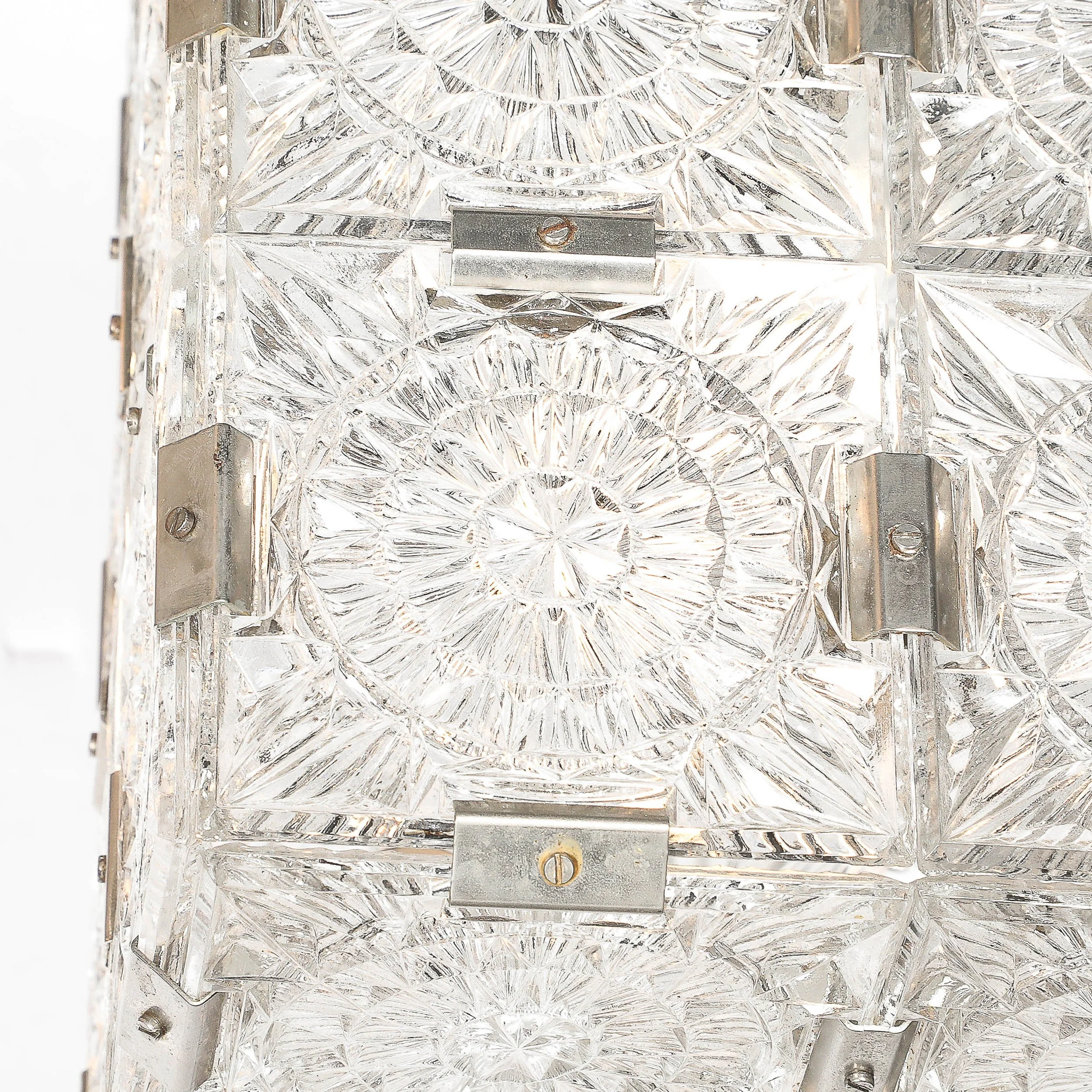 Pair of Mid-Century Rectangular Faceted Cut Crystal Pendants by Kinkeldey - High Style Deco 9.jpg