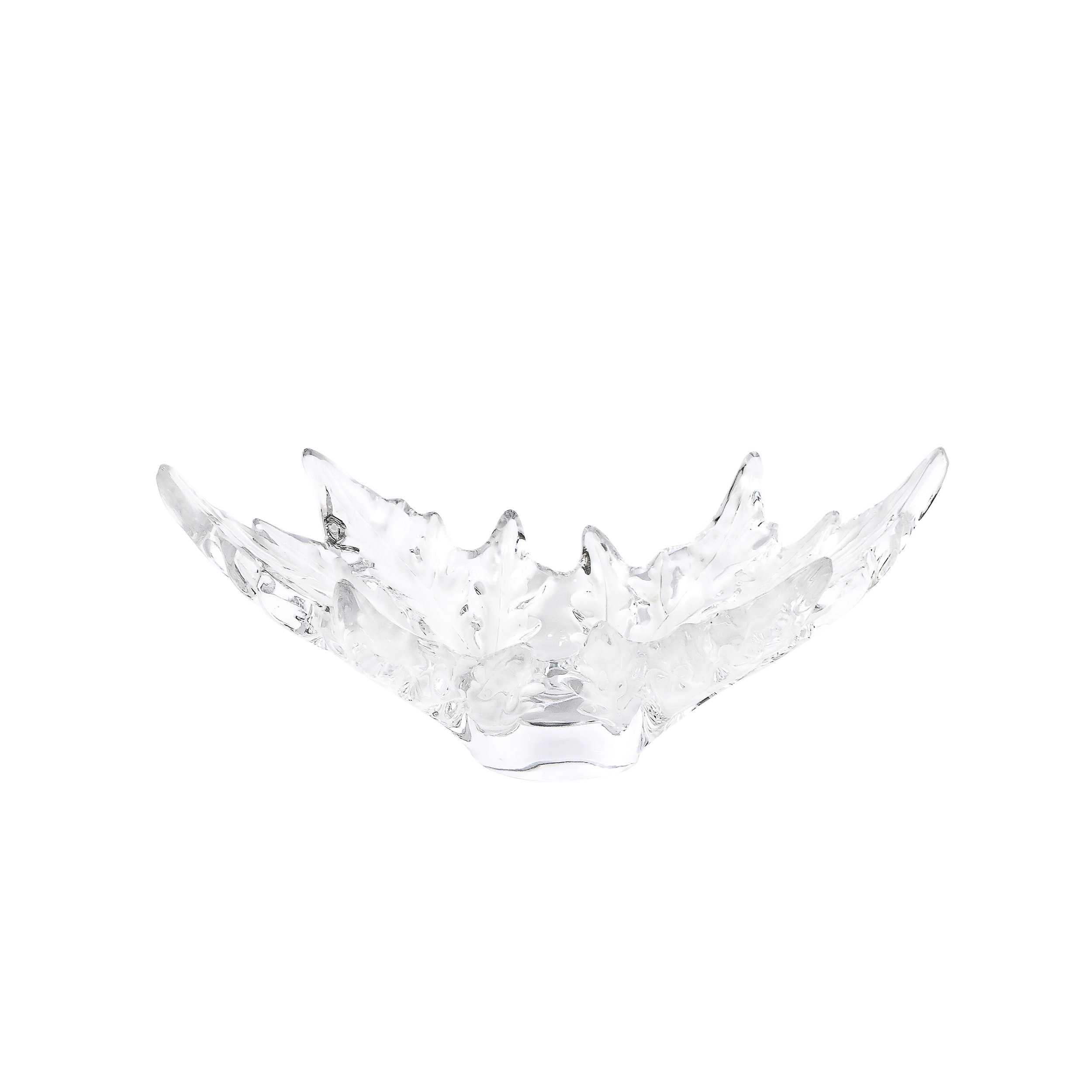 Mid-Century Modernist Crystal "Champs Élysées" Centerpiece Bowl signed Lalique - High Style Deco.jpg